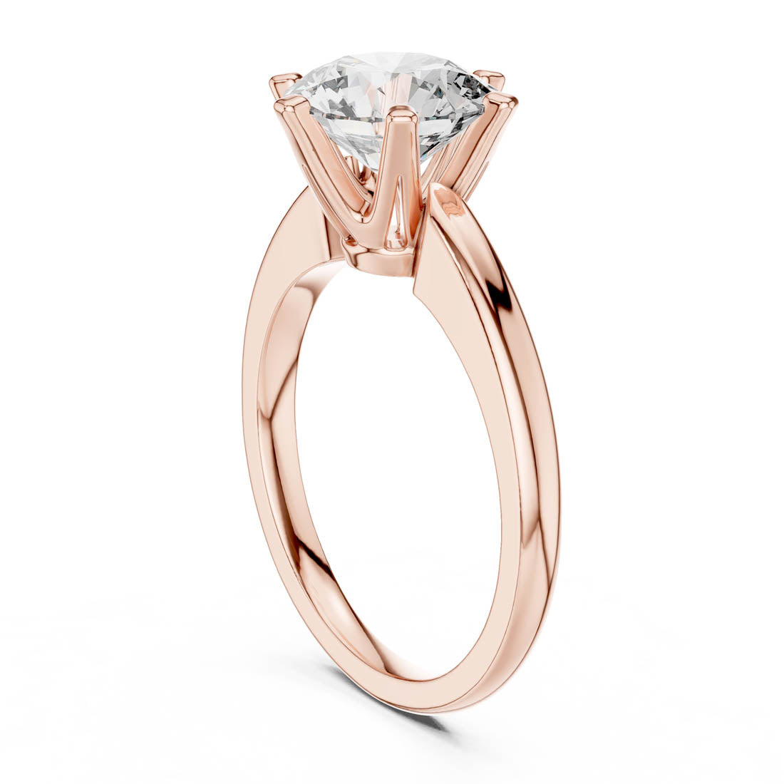 1.17 Ct. Round Solitaire Diamond Ring (00001L (36)) 9