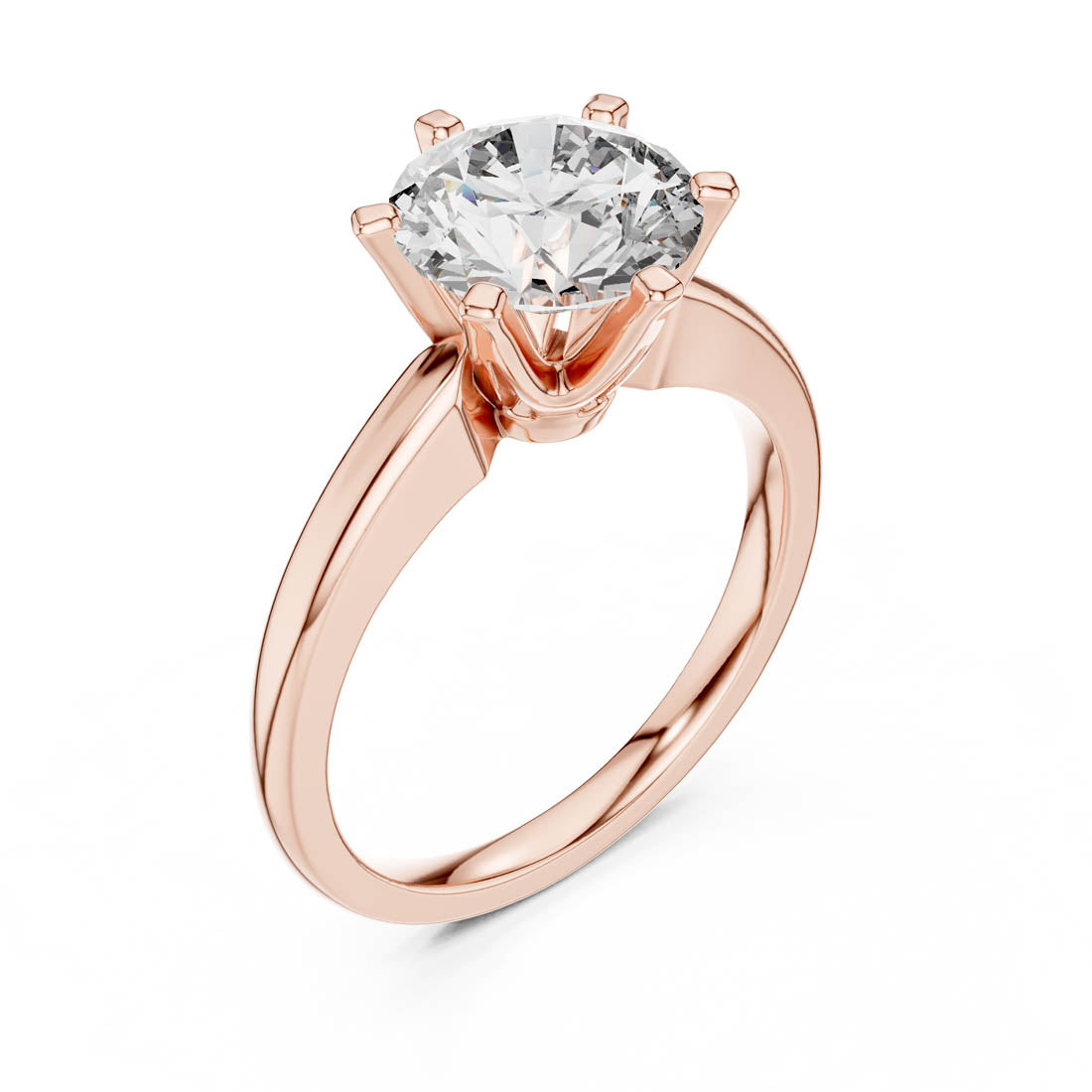 1.17 Ct. Round Solitaire Diamond Ring (00001L (36)) 6