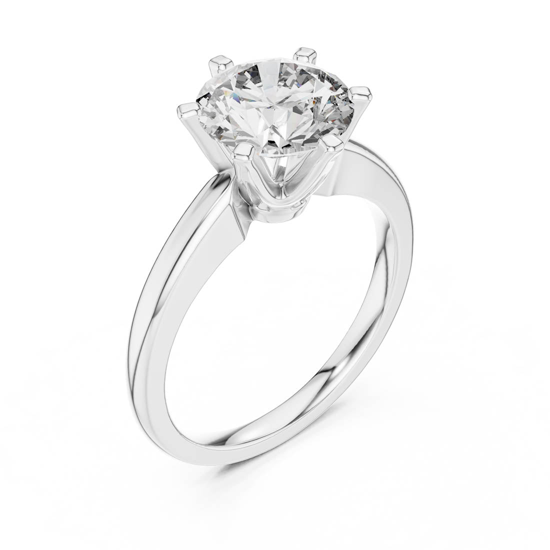1.17 Ct. Round Solitaire Diamond Ring (00001L (36)) 8
