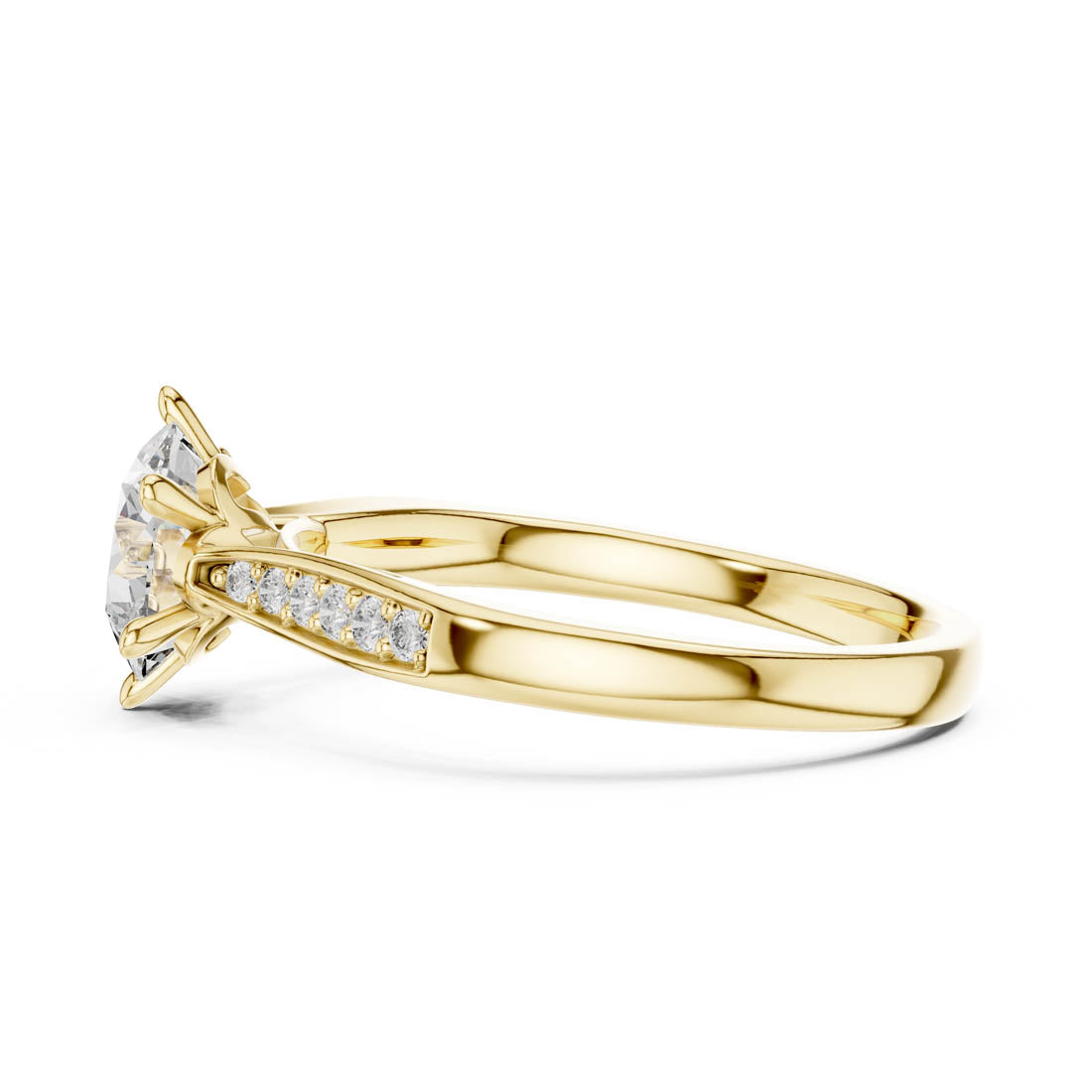 1.26 Ct. Round Diamond Engagement Ring with Channel-Set Accents (00001L (37)) 4