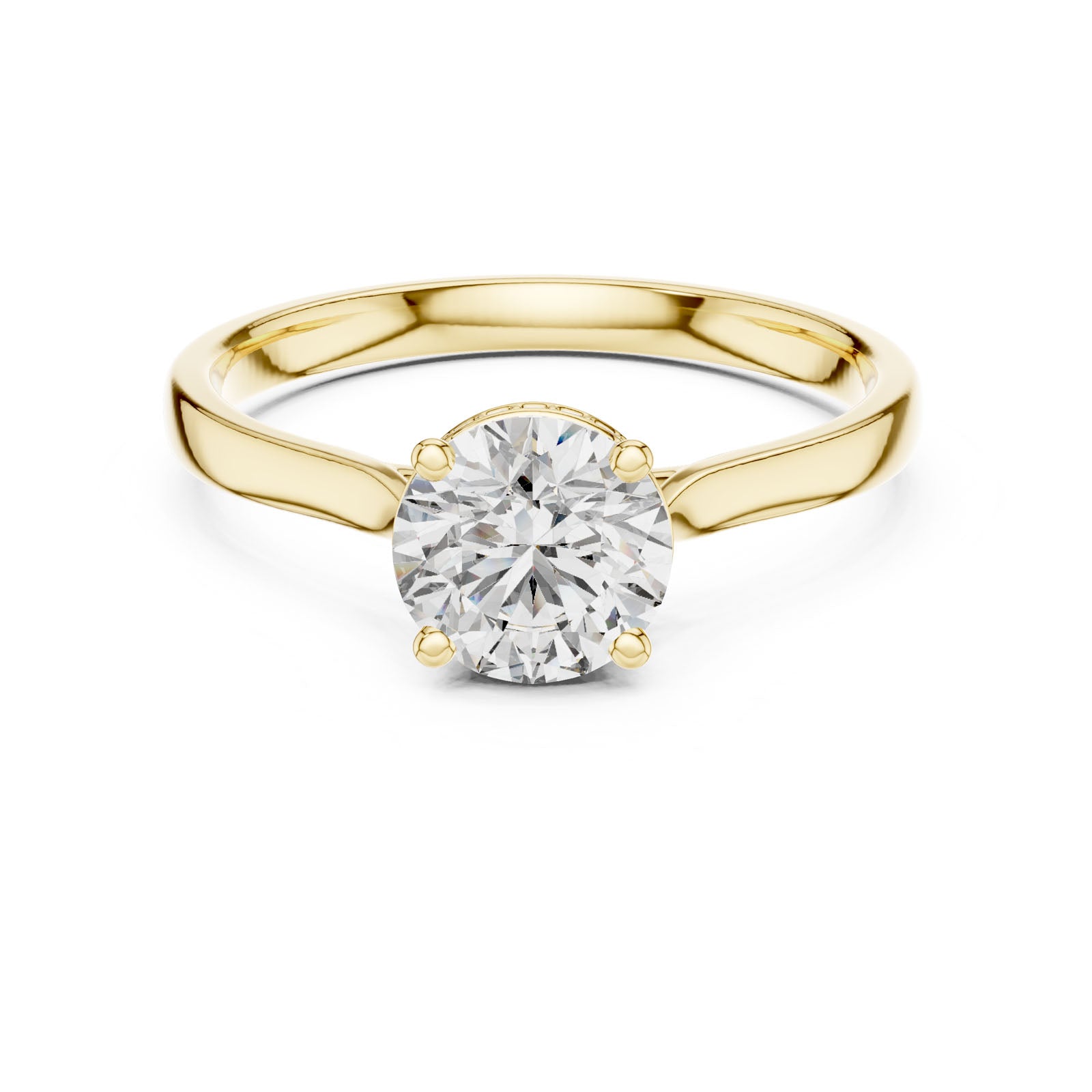 1.24 Ct. Round Diamond Ring with Hidden Halo Setting (00001L (4)) 11