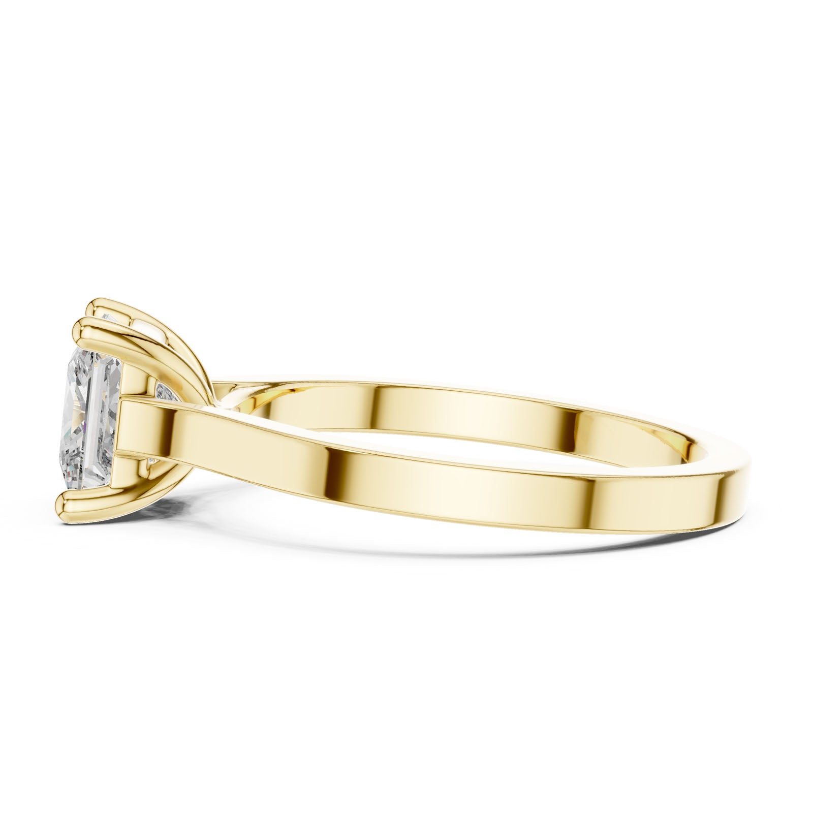 1.00 Ct. Princess Cut Diamond Solitaire Ring with Four-Prong Setting (00001L (5)) 8