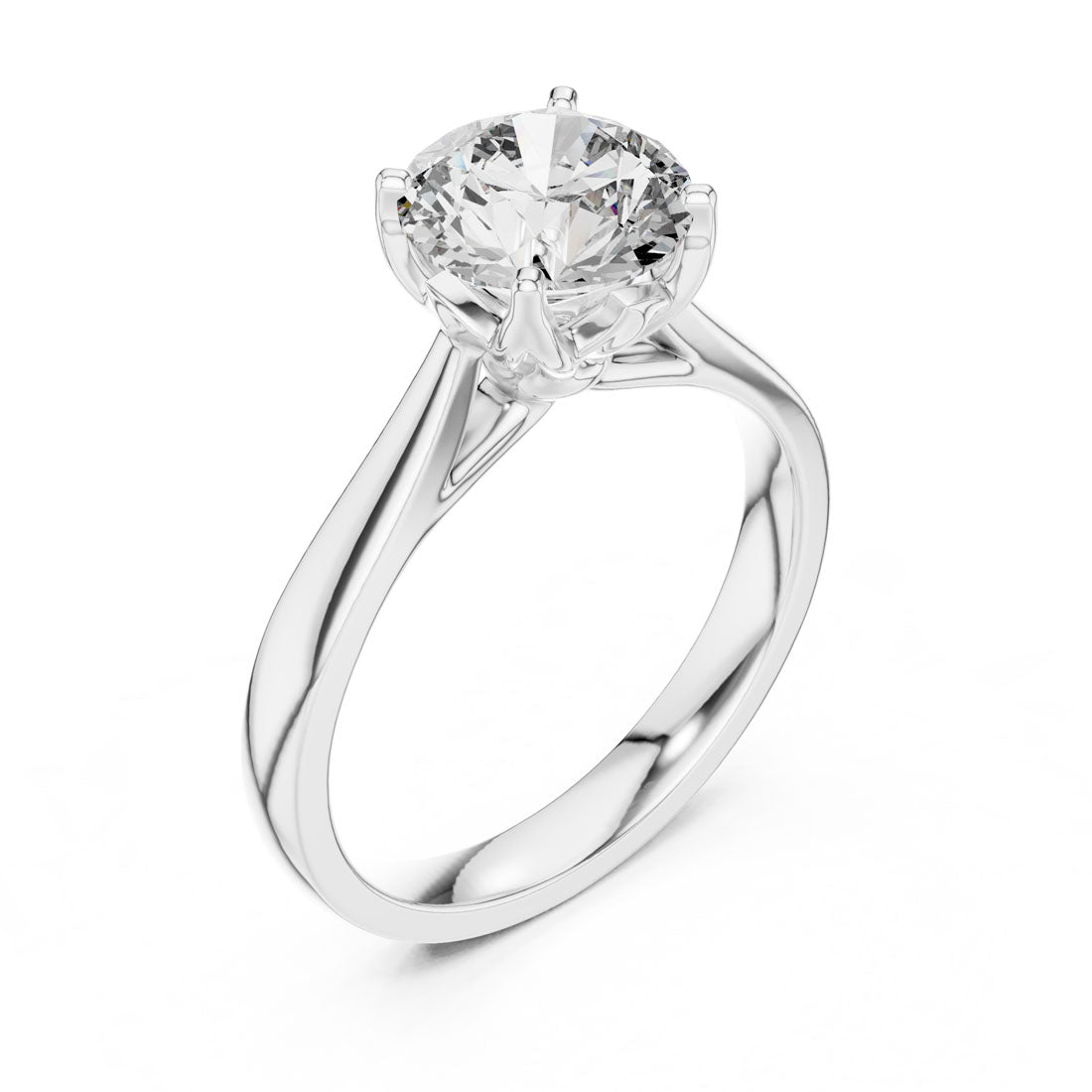 1.50 Ct. Classic Round Diamond Solitaire Ring (00001L (7)) 4