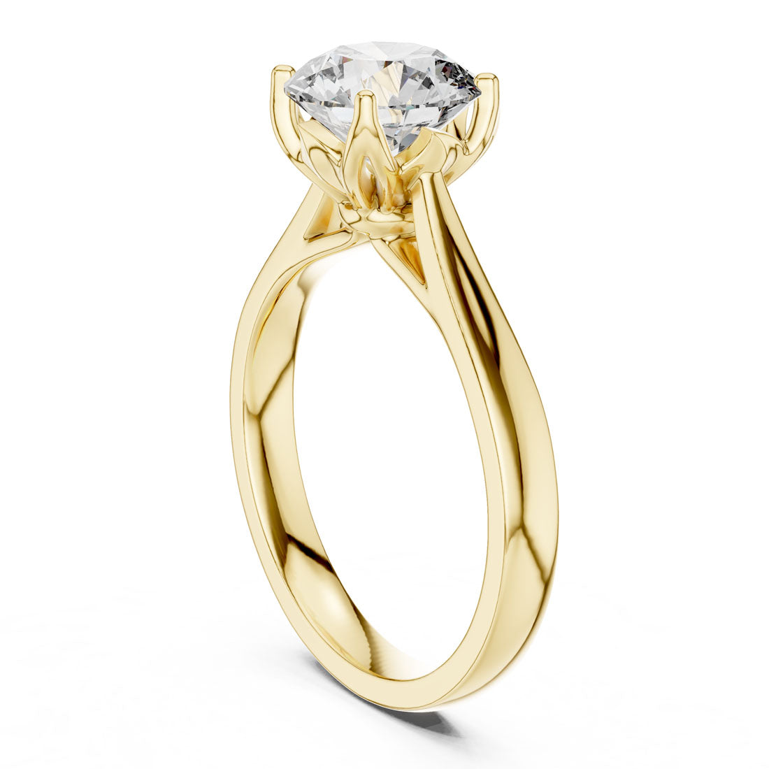 1.50 Ct. Classic Round Diamond Solitaire Ring (00001L (7)) 9