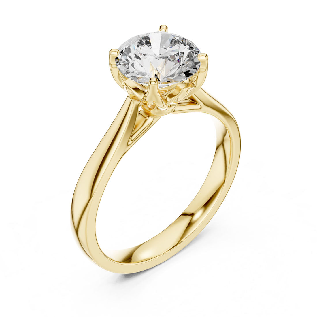 1.50 Ct. Classic Round Diamond Solitaire Ring (00001L (7)) 5