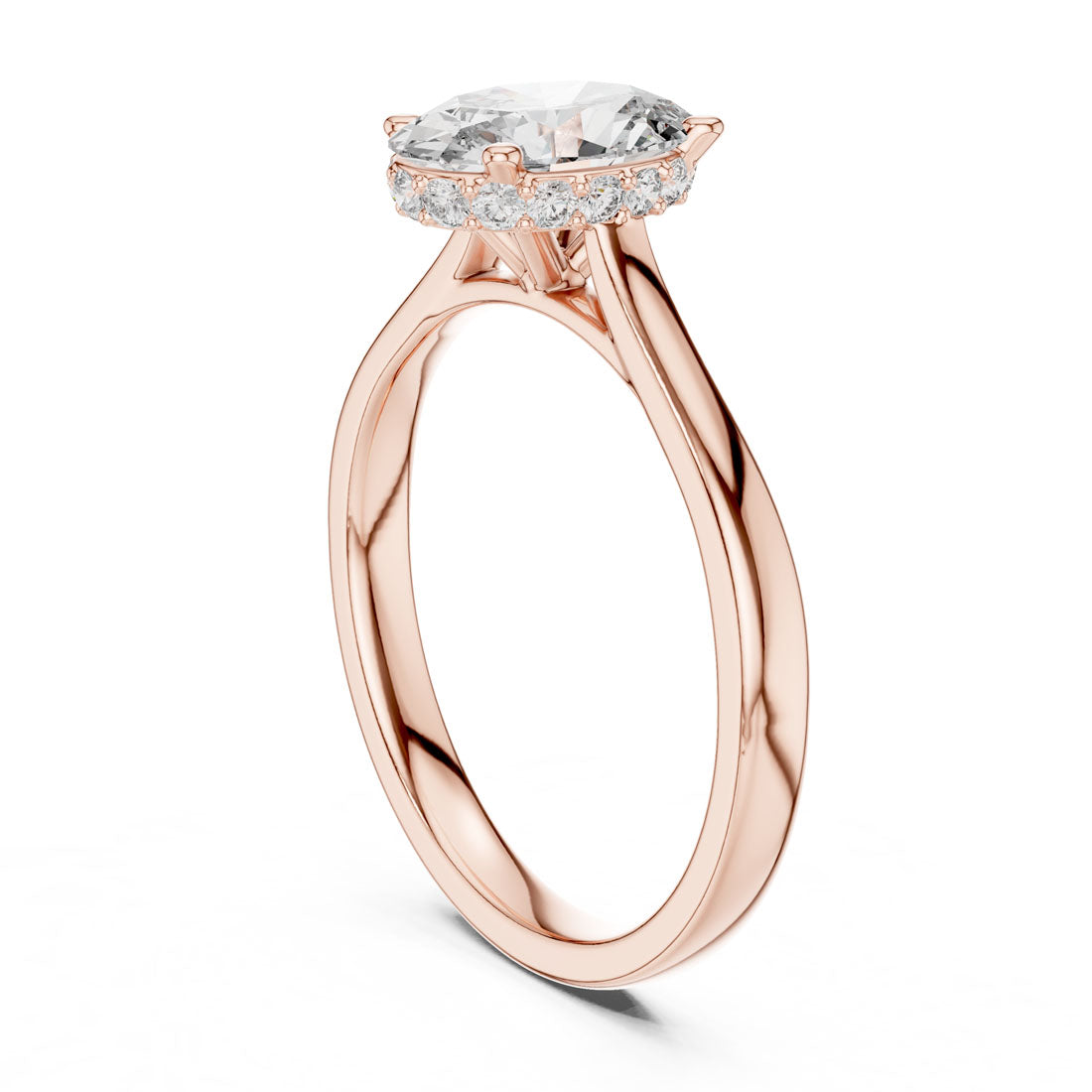 2.13 Ct. Oval Diamond Ring with Hidden Halo (00001L (8)) 4