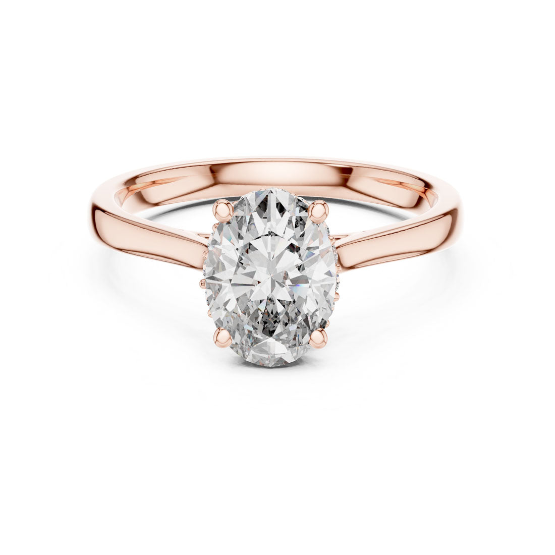 2.13 Ct. Oval Diamond Ring with Hidden Halo (00001L (8))