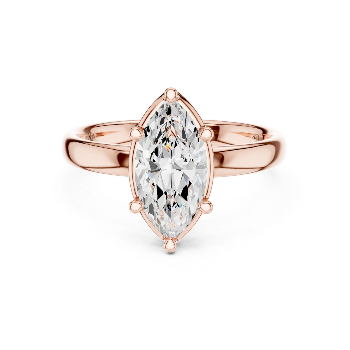 1.50 Ct. Classic Marquise Diamond Solitaire Ring (10 MQ) 5