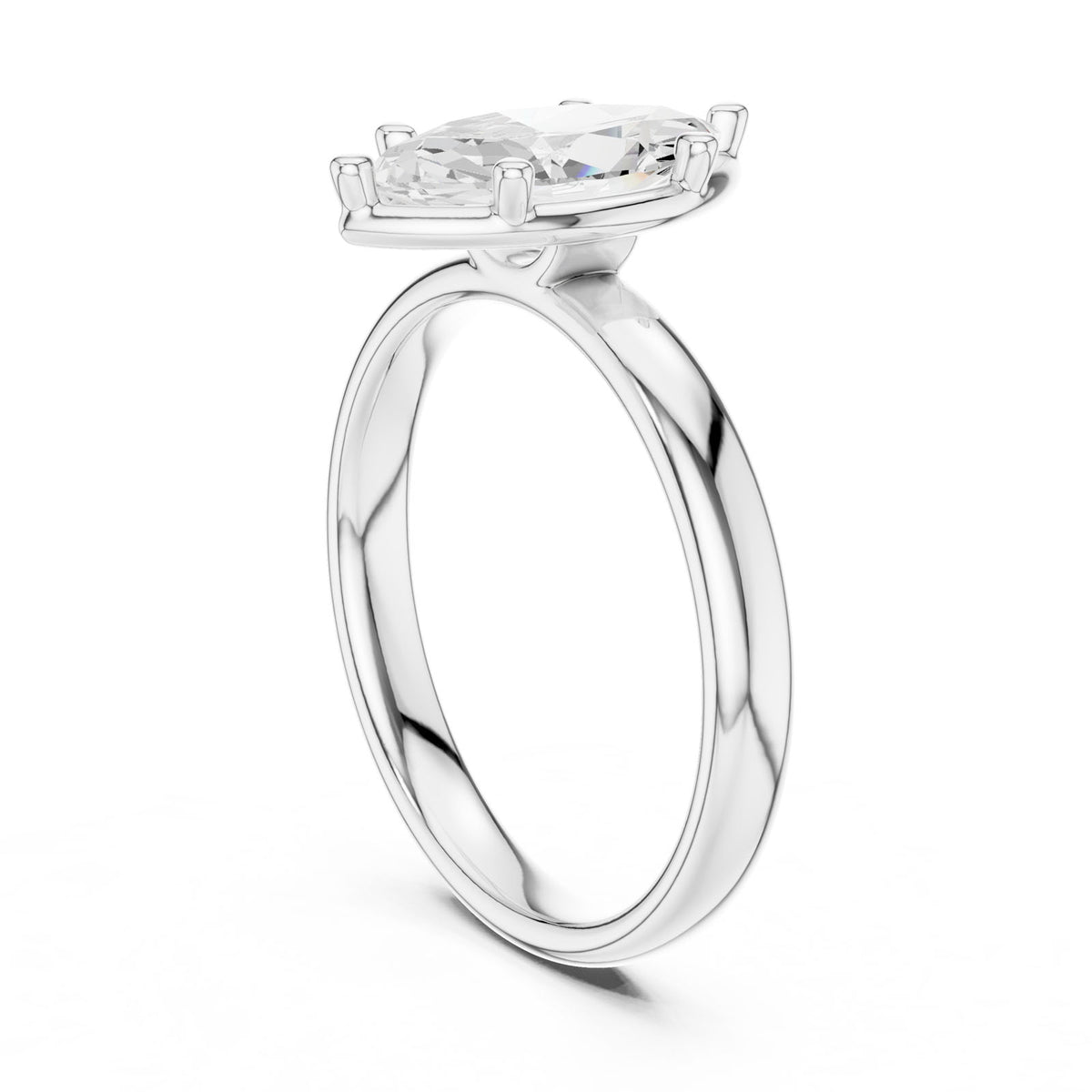 1.50 Ct. Classic Marquise Diamond Solitaire Ring (10 MQ) 6