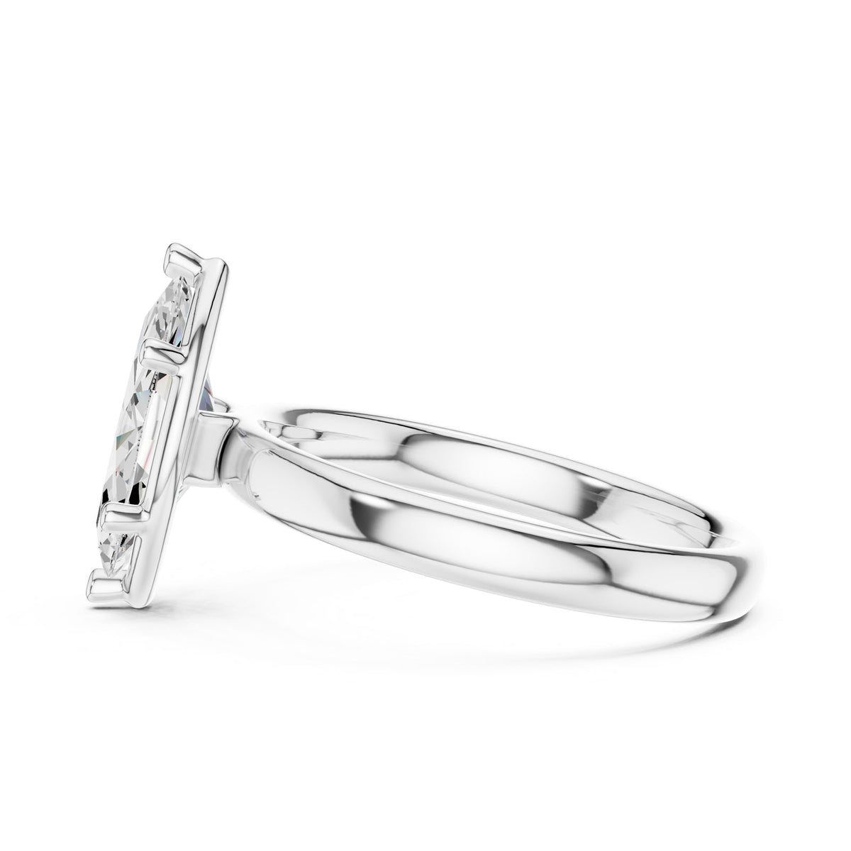 1.50 Ct. Classic Marquise Diamond Solitaire Ring (10 MQ) 8