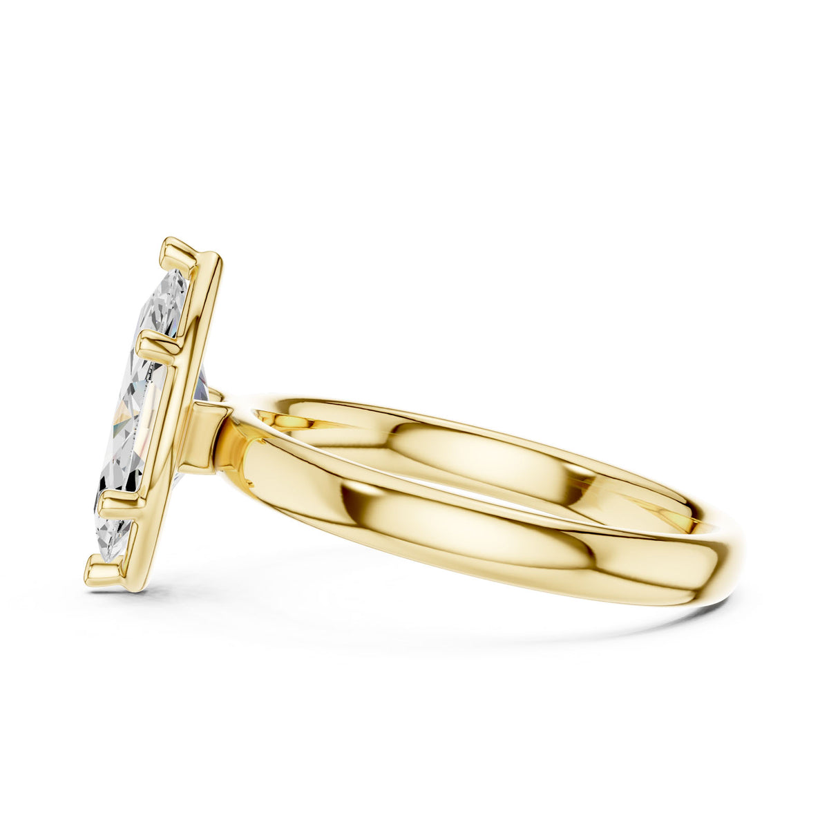 1.50 Ct. Classic Marquise Diamond Solitaire Ring (10 MQ) 10