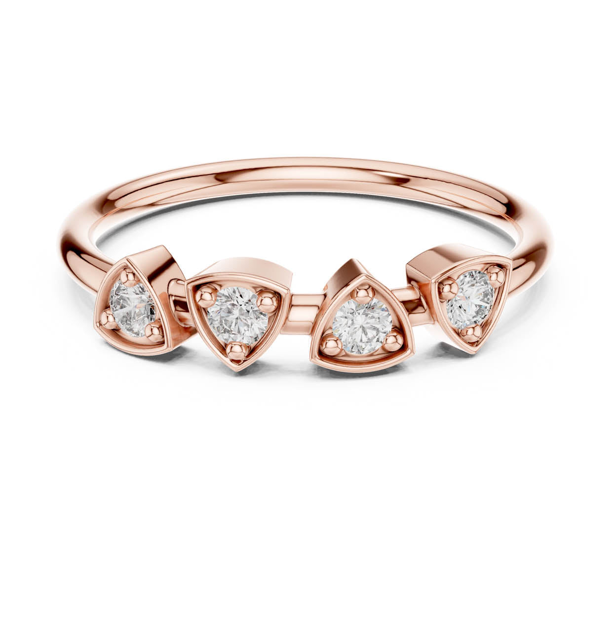.14 Ct. Diamond Station Band Ring (11-28) 7