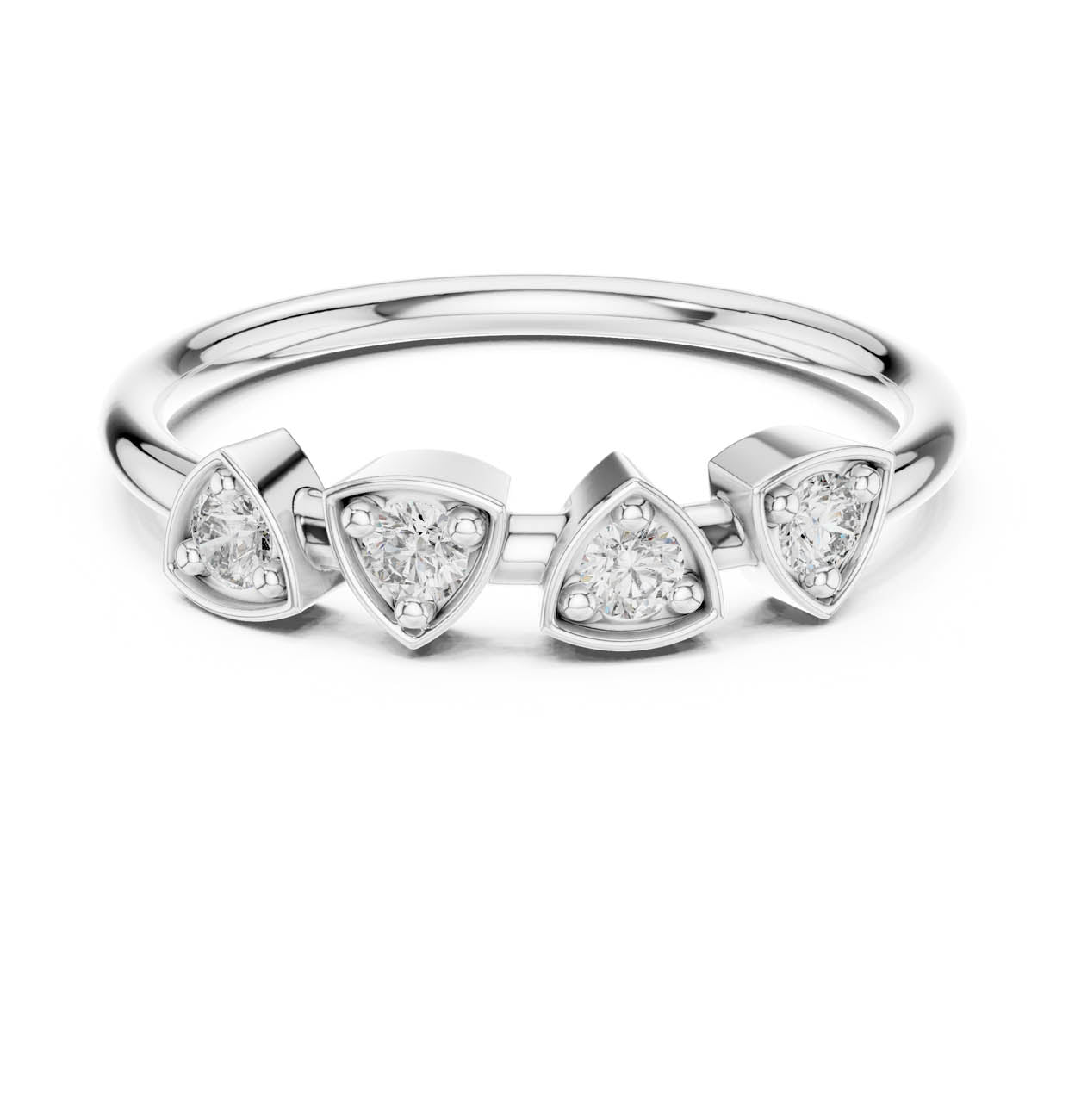 .14 Ct. Diamond Station Band Ring (11-28) 5
