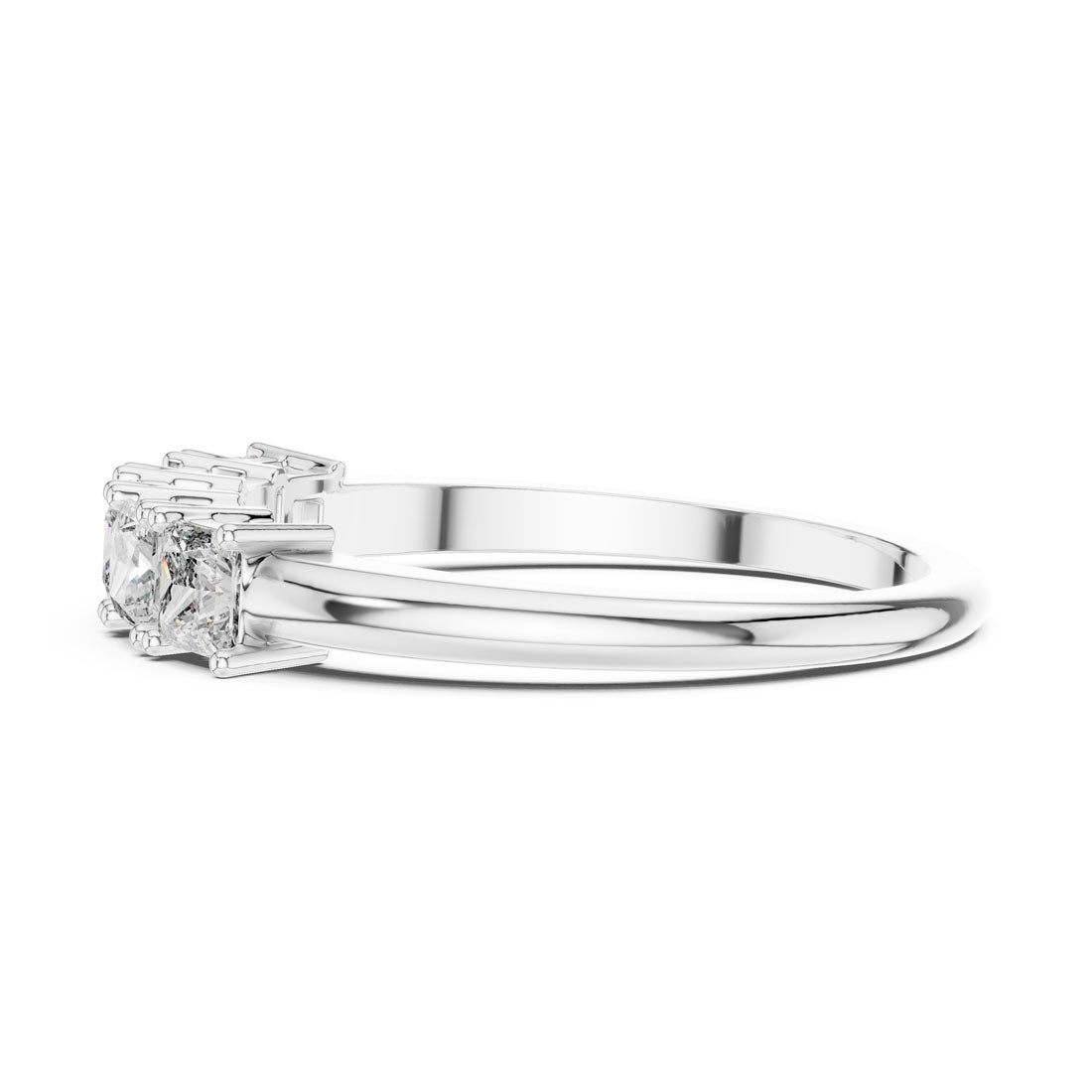 .65 Ct. Princess Cut Diamond Five-Stone Band (1175) 12