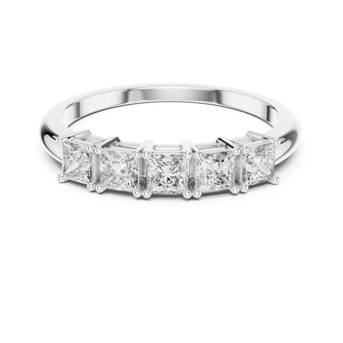 .65 Ct. Princess Cut Diamond Five-Stone Band (1175)