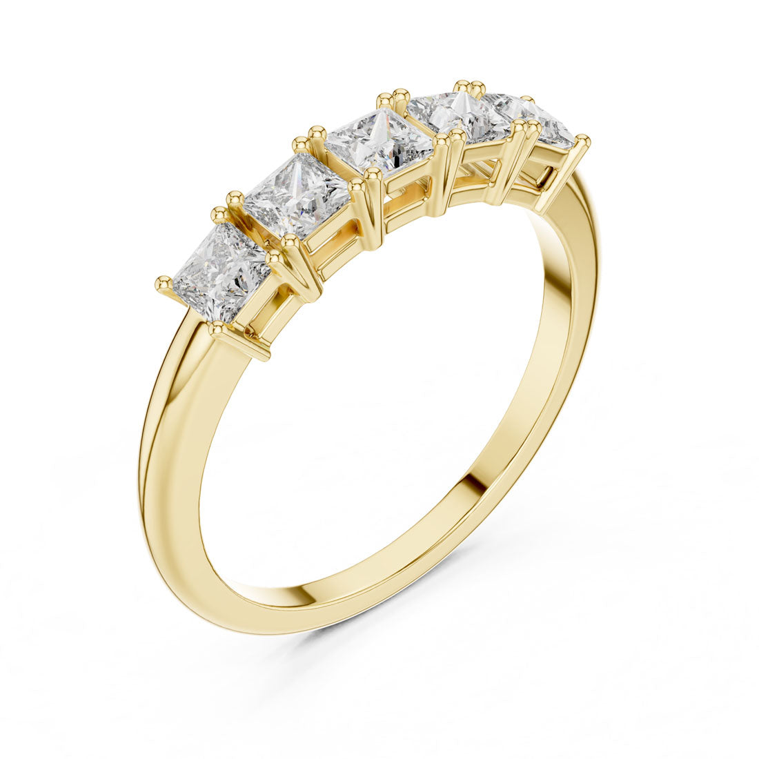 .65 Ct. Princess Cut Diamond Five-Stone Band (1175)