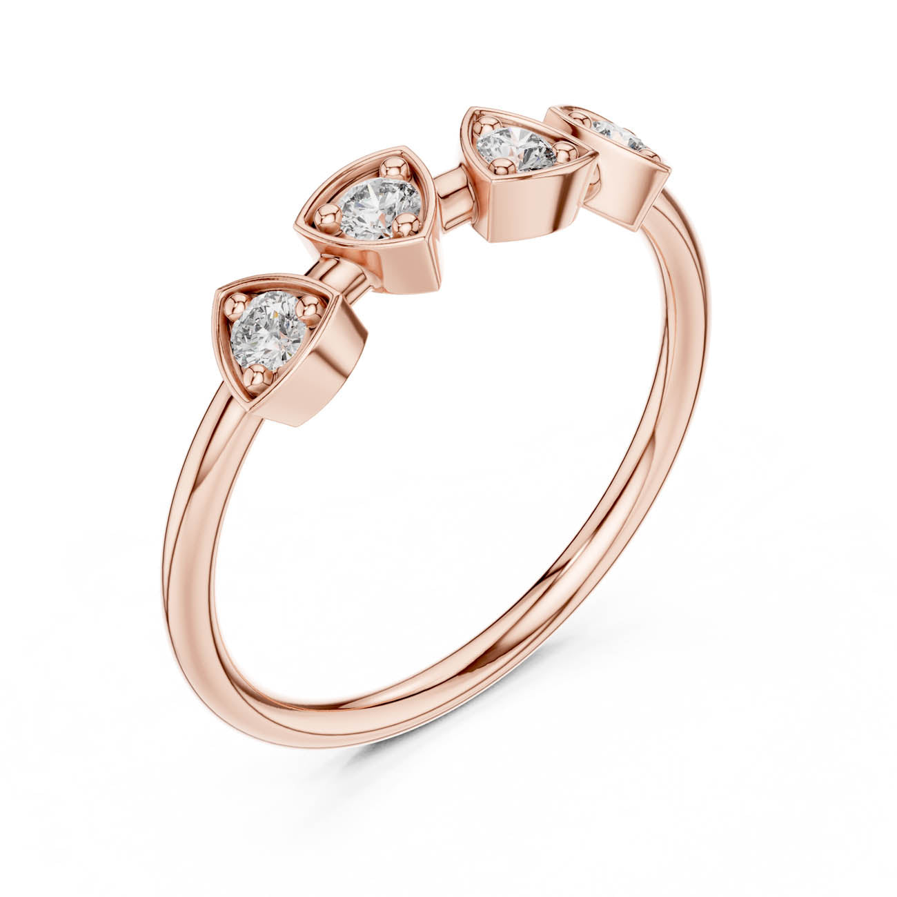 .14 Ct. Diamond Station Band Ring (11-28) 10