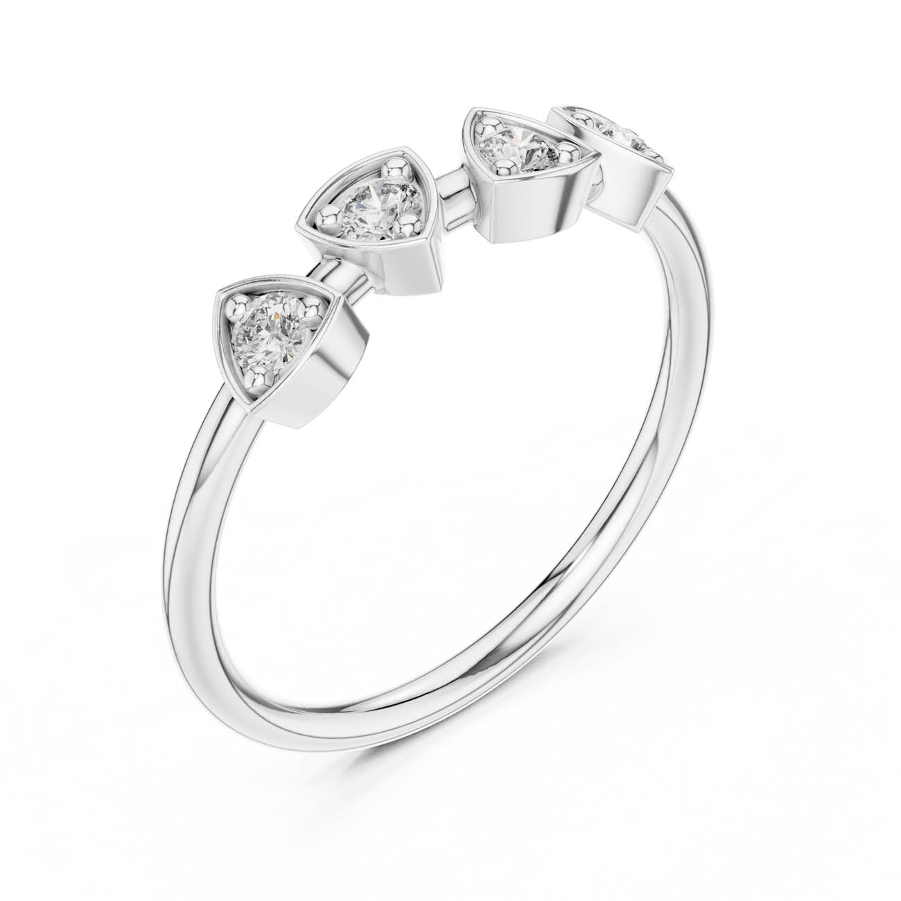 .14 Ct. Diamond Station Band Ring (11-28) 6