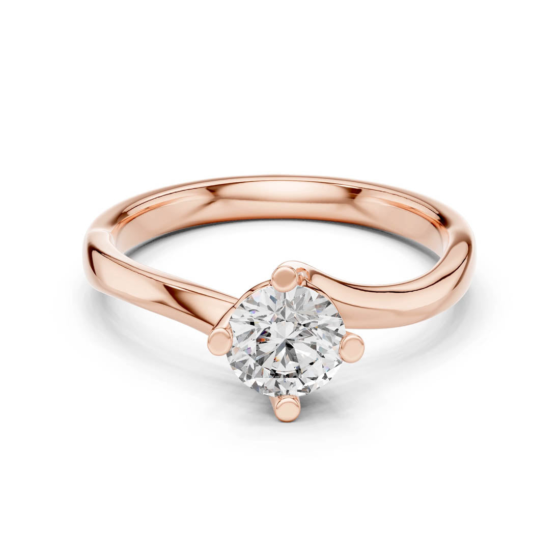 .50 Ct. Round Cut Diamond Solitaire Ring (1211) 7