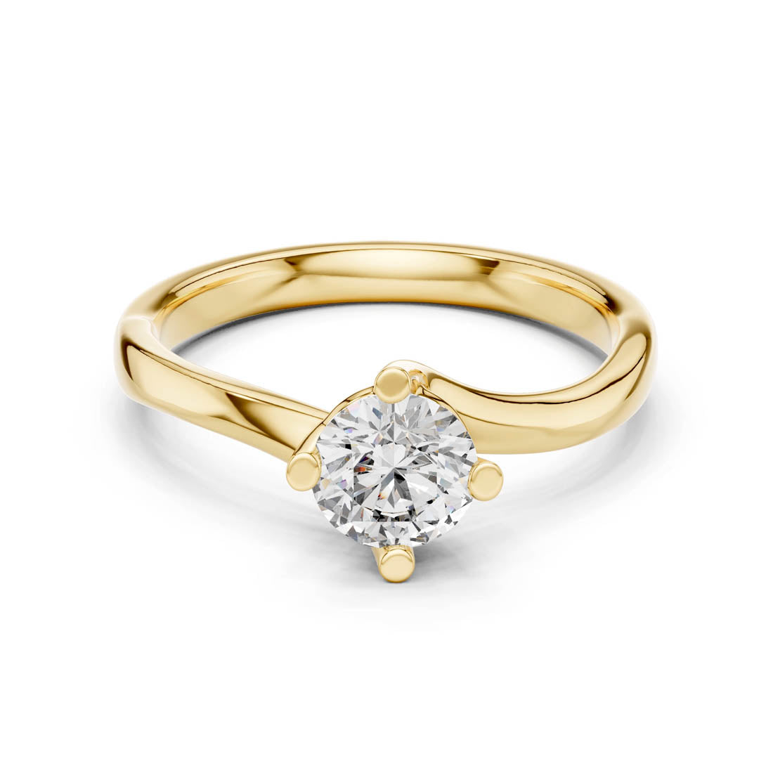 .50 Ct. Round Cut Diamond Solitaire Ring (1211) 5