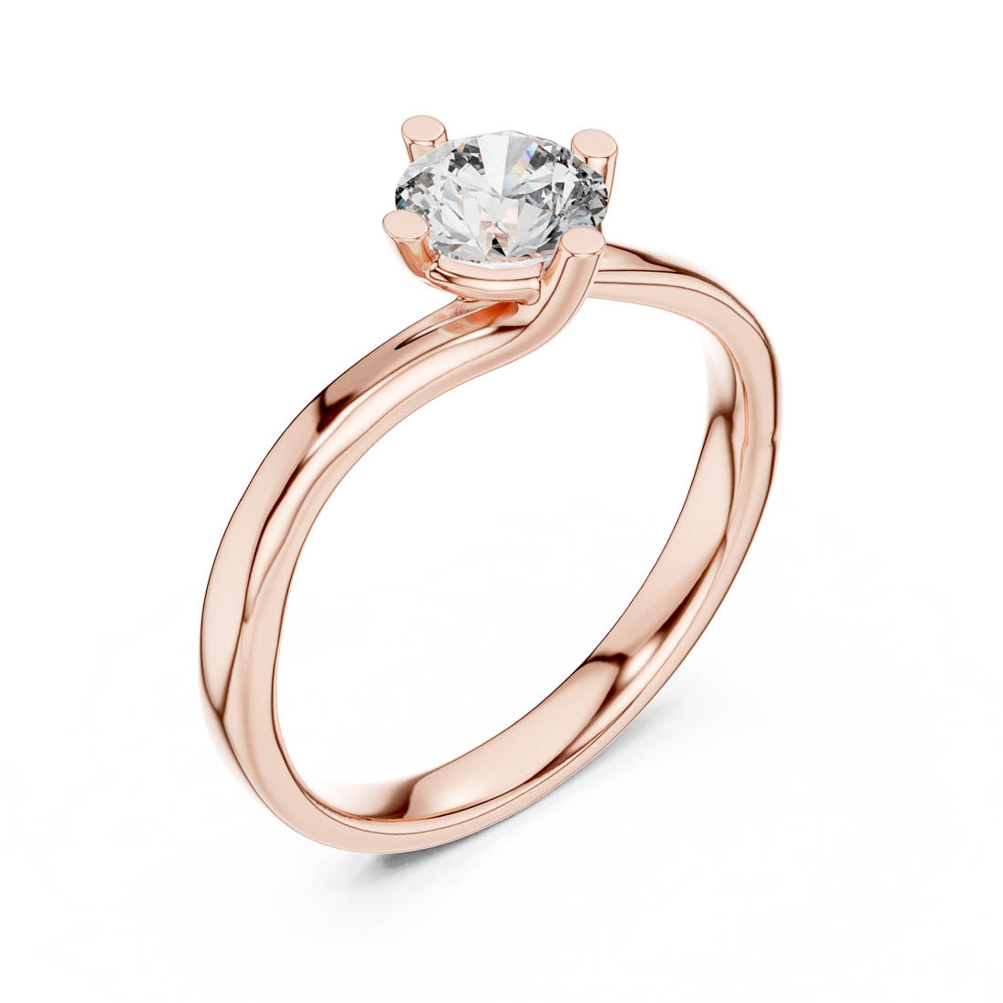 .50 Ct. Round Cut Diamond Solitaire Ring (1211) 8