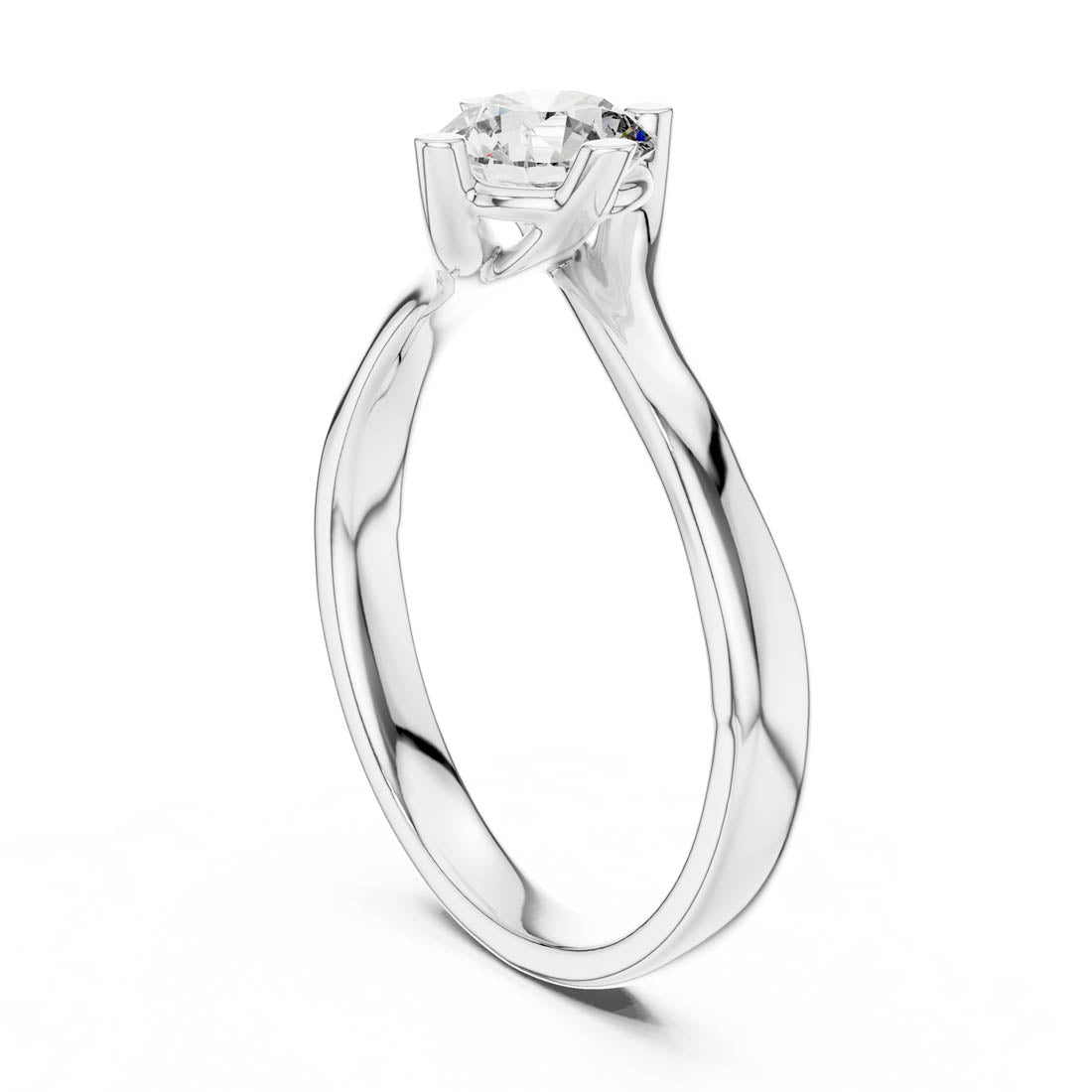 .50 Ct. Round Cut Diamond Solitaire Ring (1211) 10