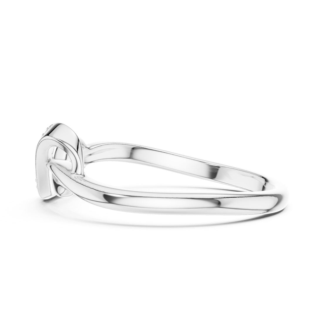 .05 Ct. Diamond Pavé Love Knot Ring (12#10001@L) 11