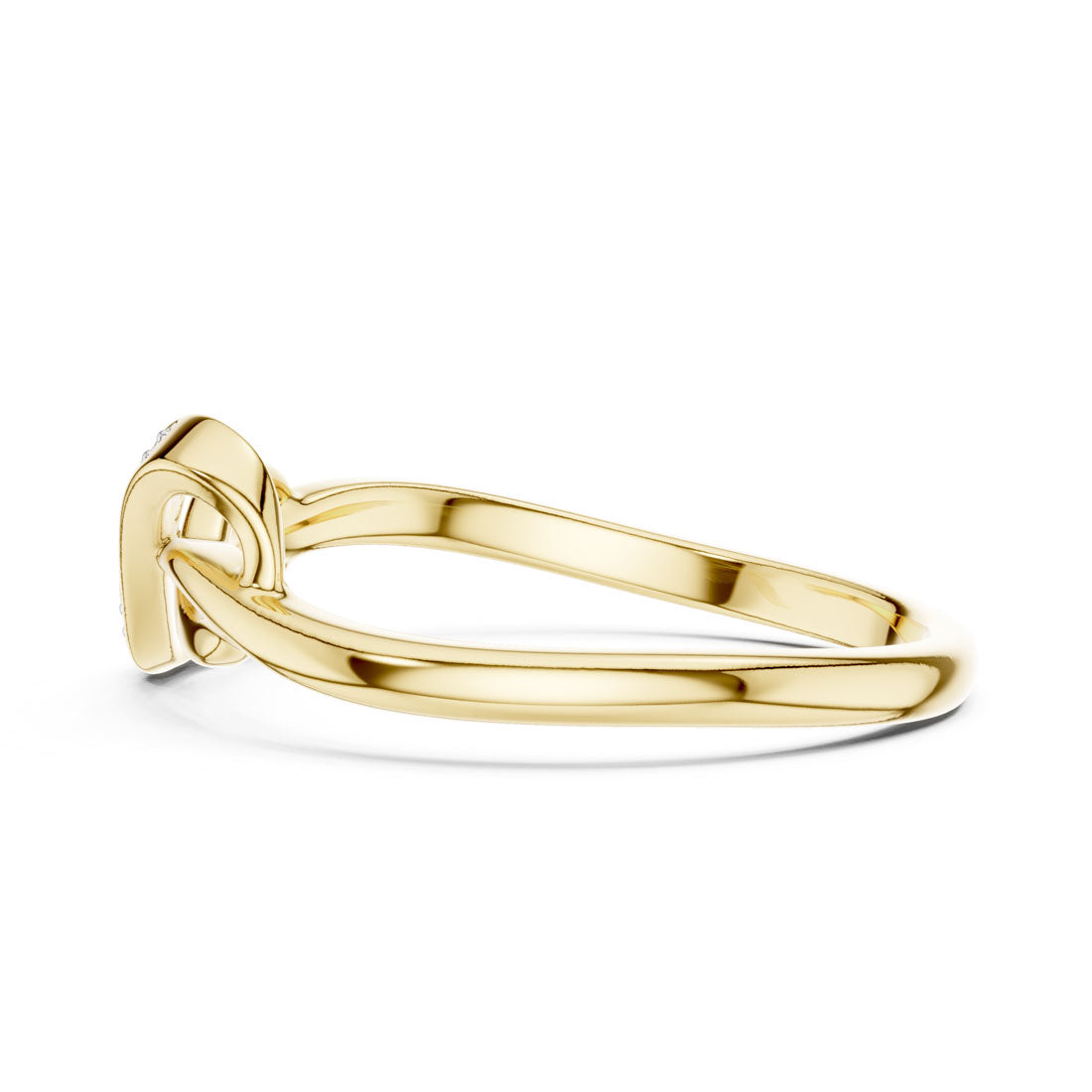 .05 Ct. Diamond Pavé Love Knot Ring (12#10001@L) 10