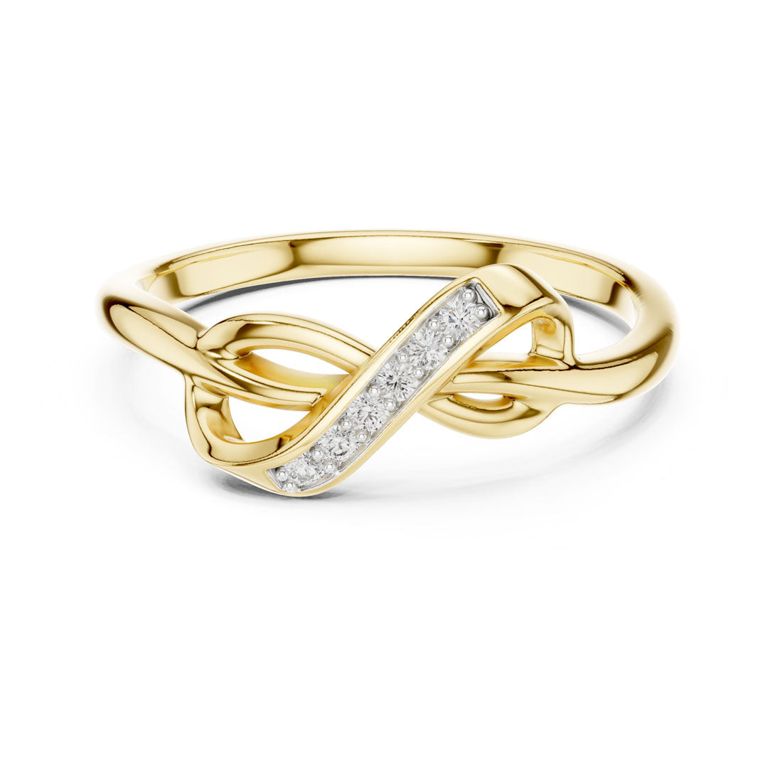 .05 Ct. Diamond Pavé Love Knot Ring (12#10001@L) 5