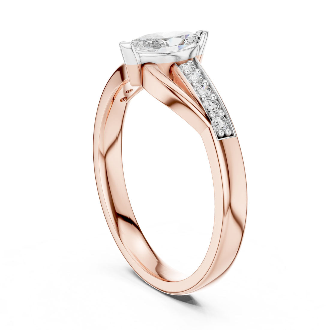 .40 Ct. Marquise Diamond Solitaire Ring (12#10003@L) 6