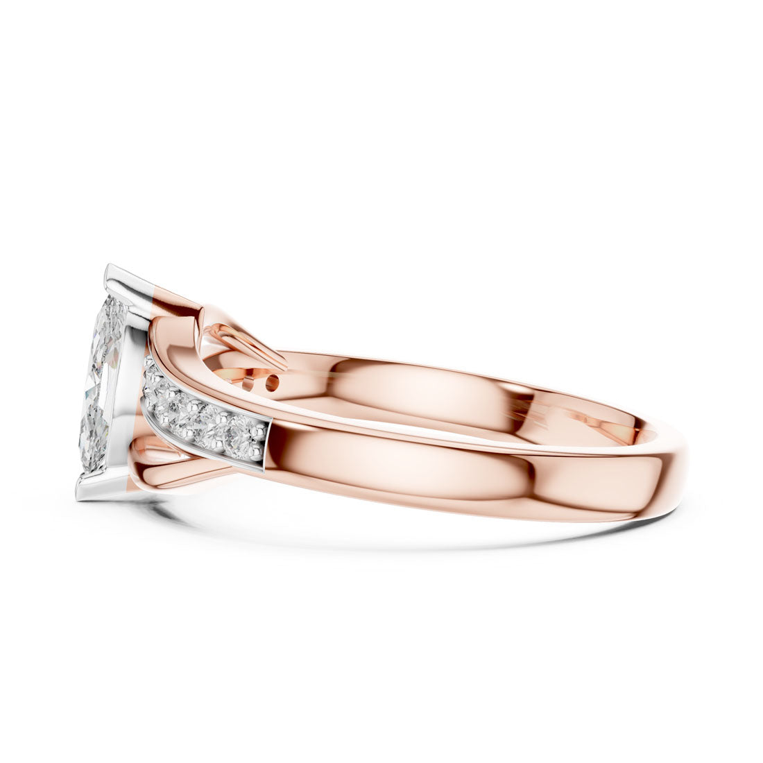 .40 Ct. Marquise Diamond Solitaire Ring (12#10003@L) 9