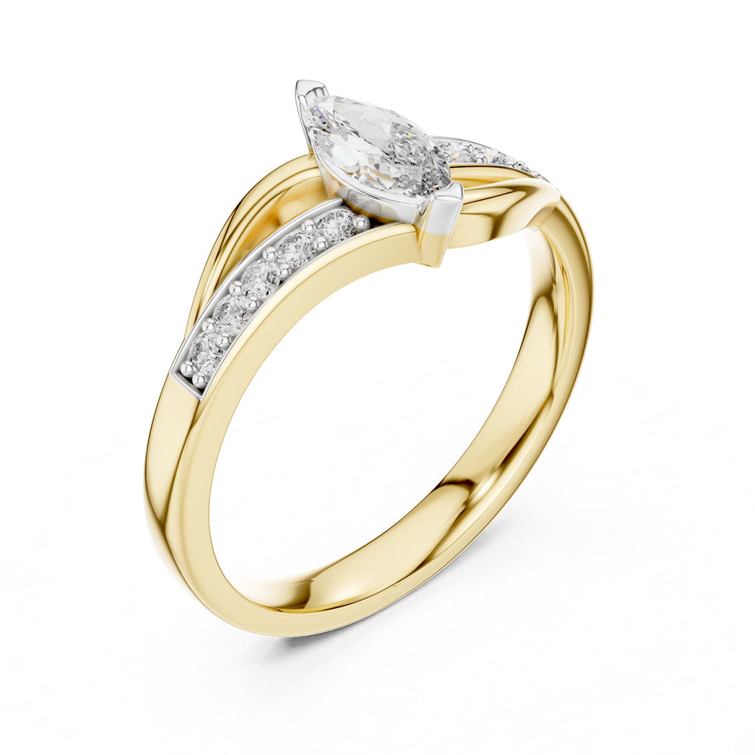 .40 Ct. Marquise Diamond Solitaire Ring (12#10003@L)