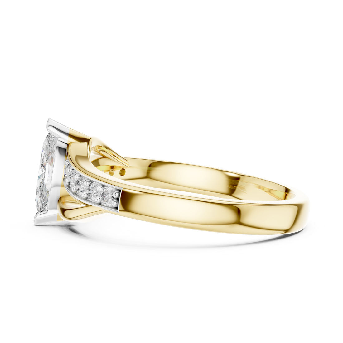 .40 Ct. Marquise Diamond Solitaire Ring (12#10003@L) 4