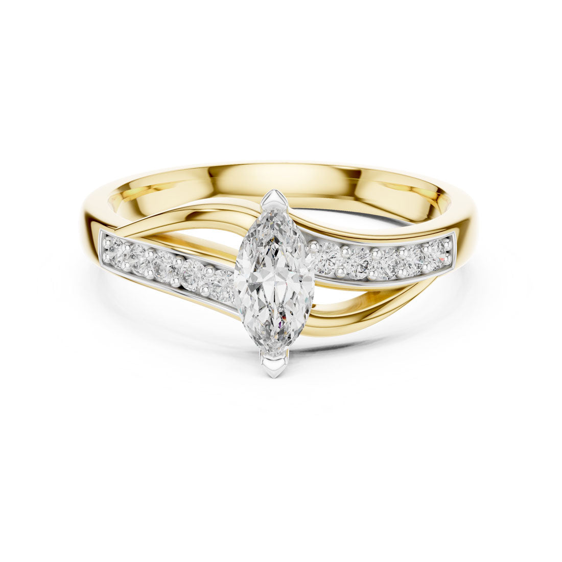 .40 Ct. Marquise Diamond Solitaire Ring (12#10003@L)