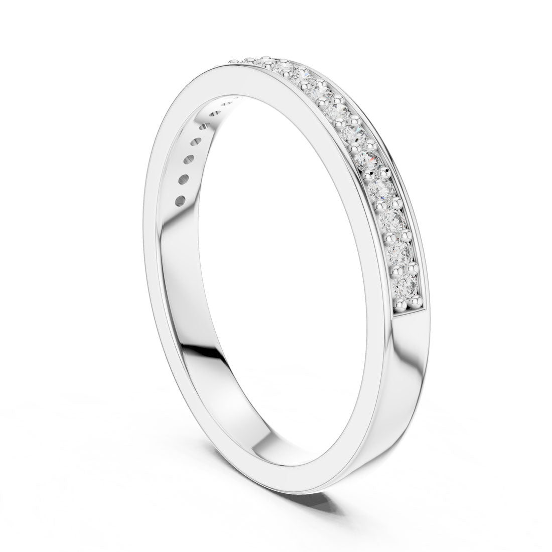 .16 Ct. Pavé Diamond Half-Eternity Band (12#10010@L) 4