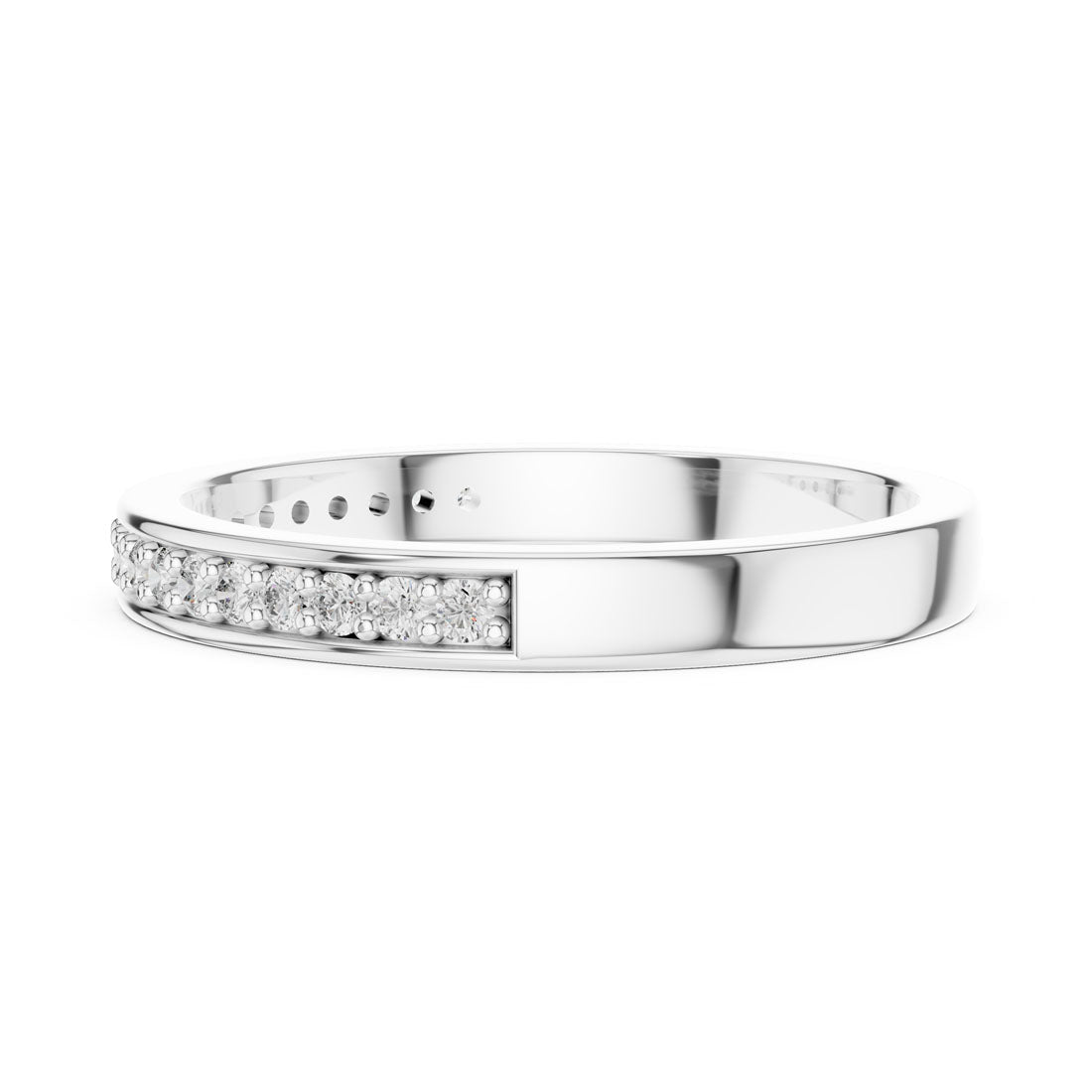 .16 Ct. Pavé Diamond Half-Eternity Band (12#10010@L) 12