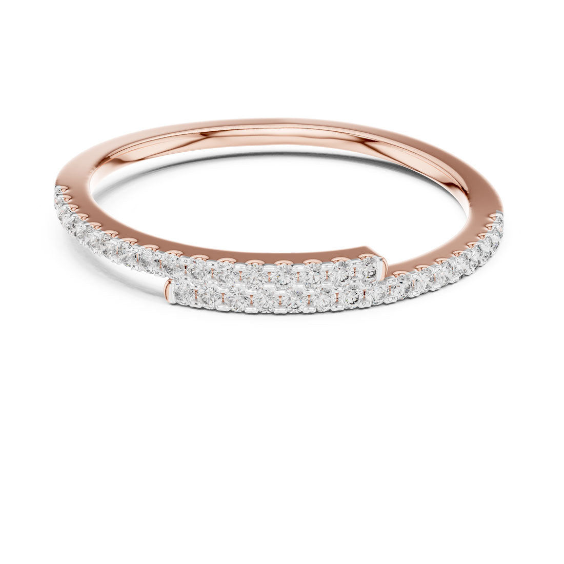 .16 Ct. Diamond Pavé Bypass Eternity Ring (12#10012@L) 7