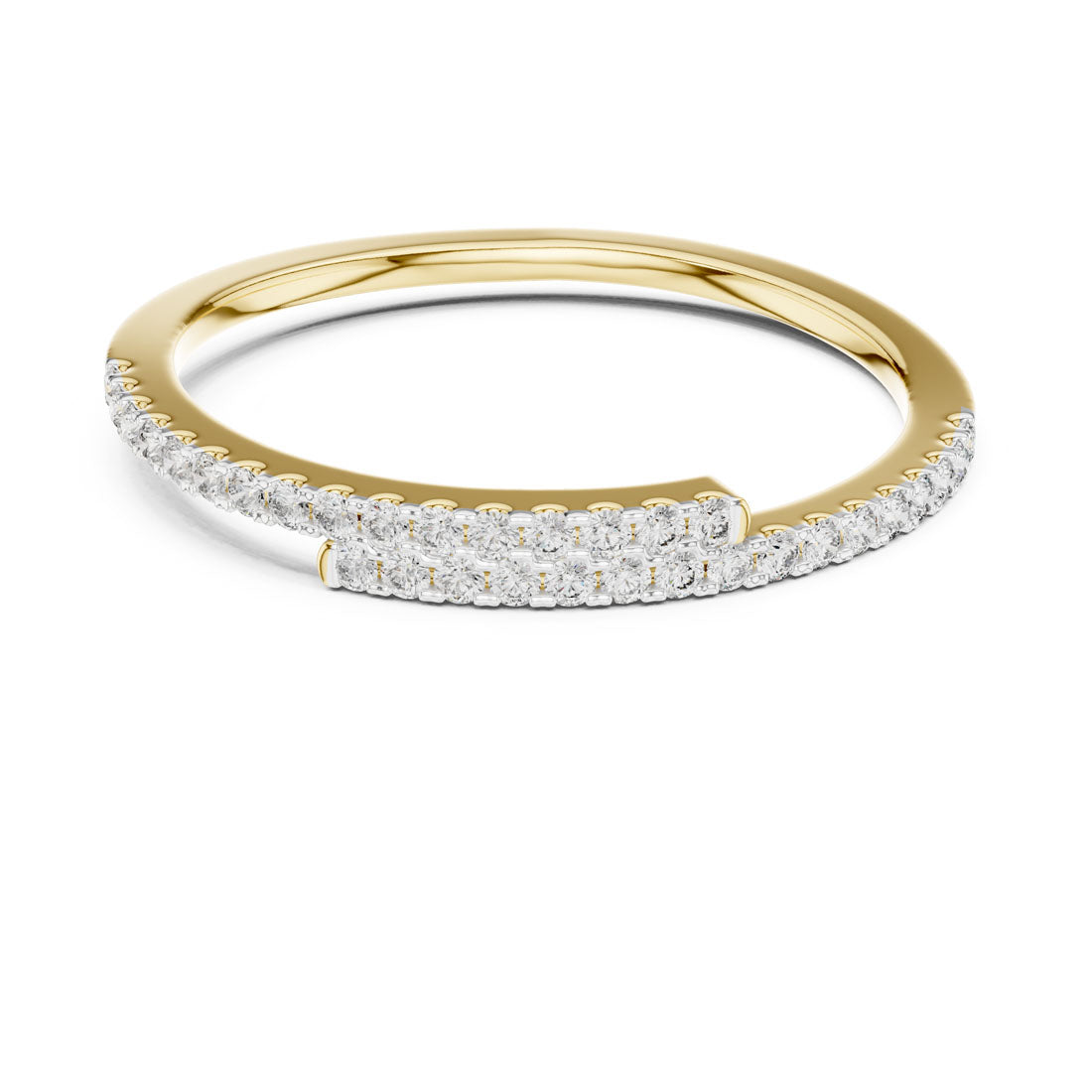 .16 Ct. Diamond Pavé Bypass Eternity Ring (12#10012@L) 5