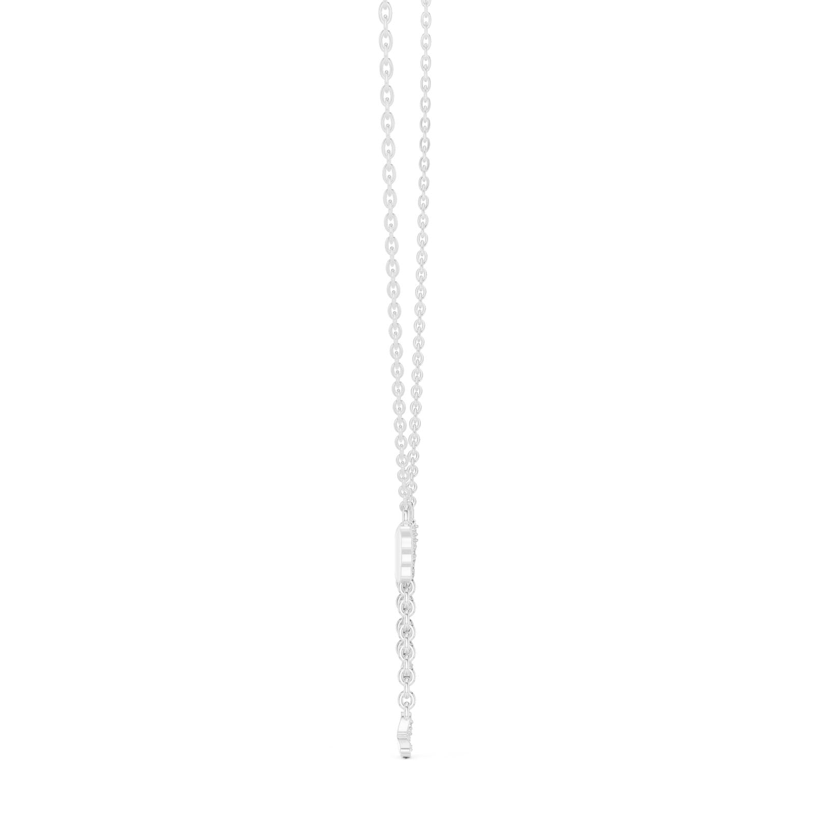 .12 Ct. Diamond Butterfly Drop Pendant Necklace (12#10013P) 3