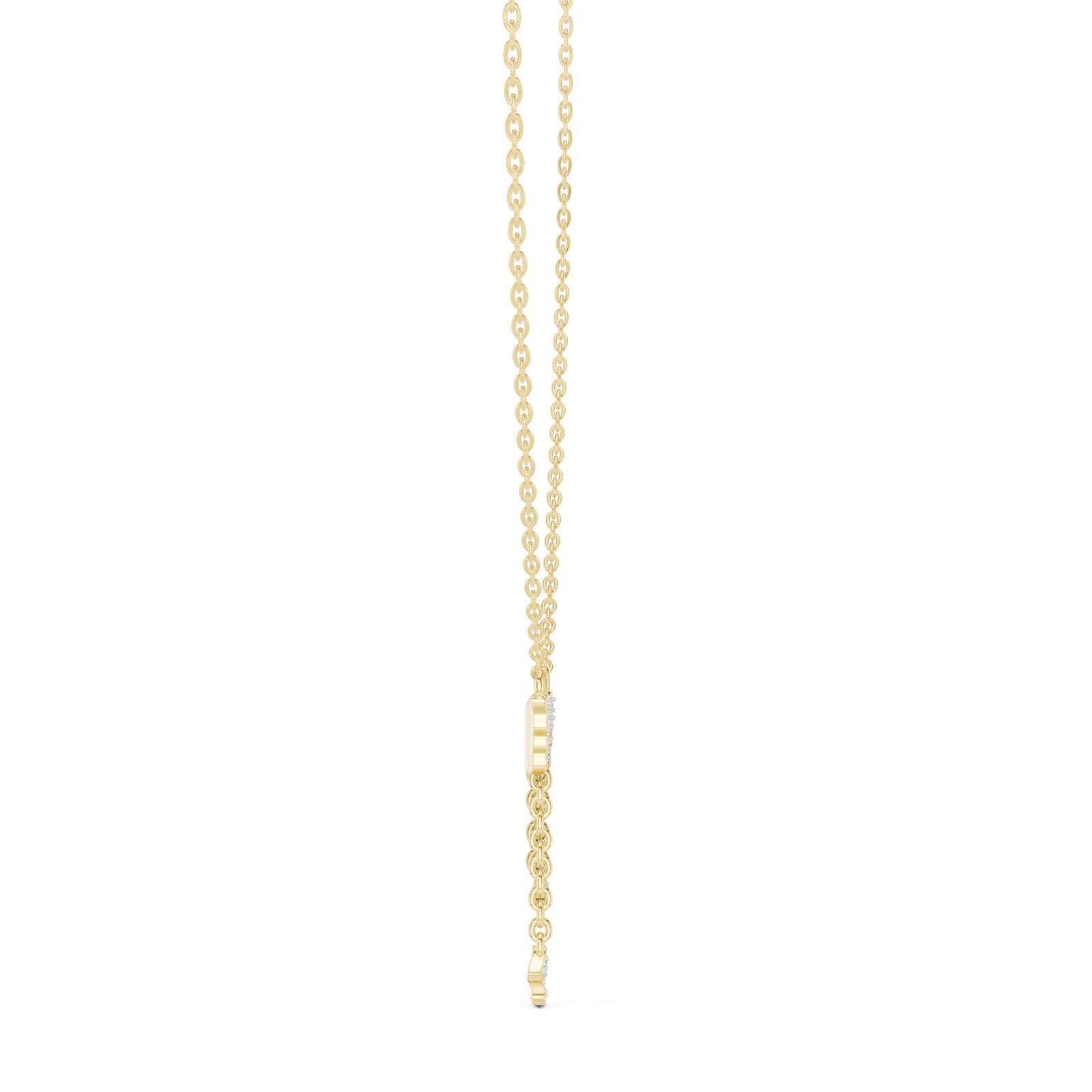 .12 Ct. Diamond Butterfly Drop Pendant Necklace (12#10013P) 11