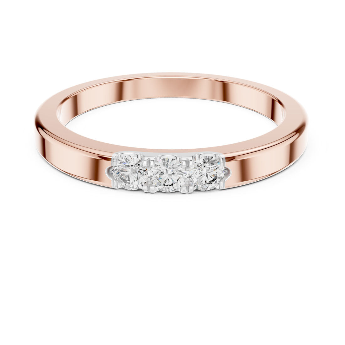 .20 Ct. Diamond Three-Stone Accent Band (12#10013@L) 7