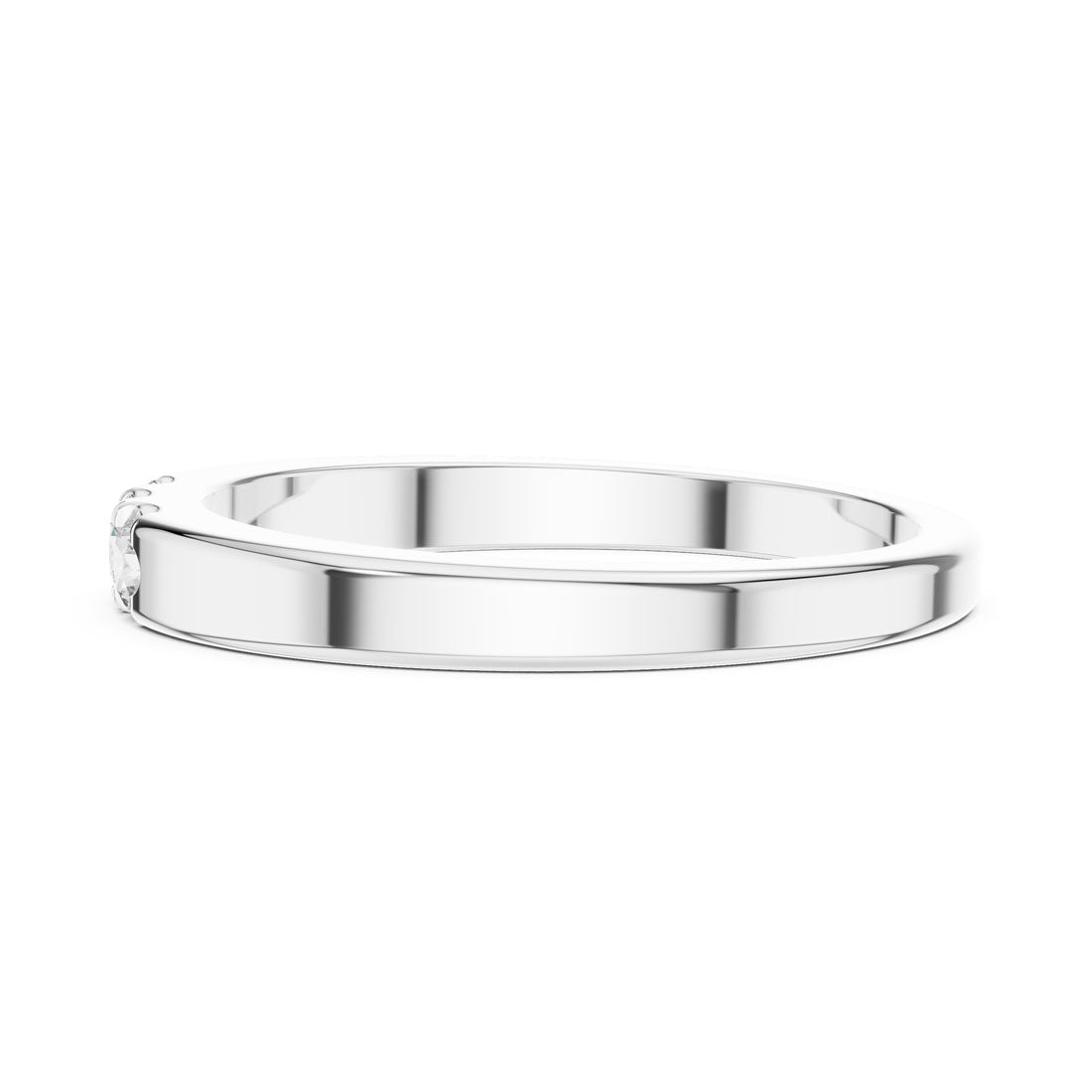 .20 Ct. Diamond Three-Stone Accent Band (12#10013@L) 9