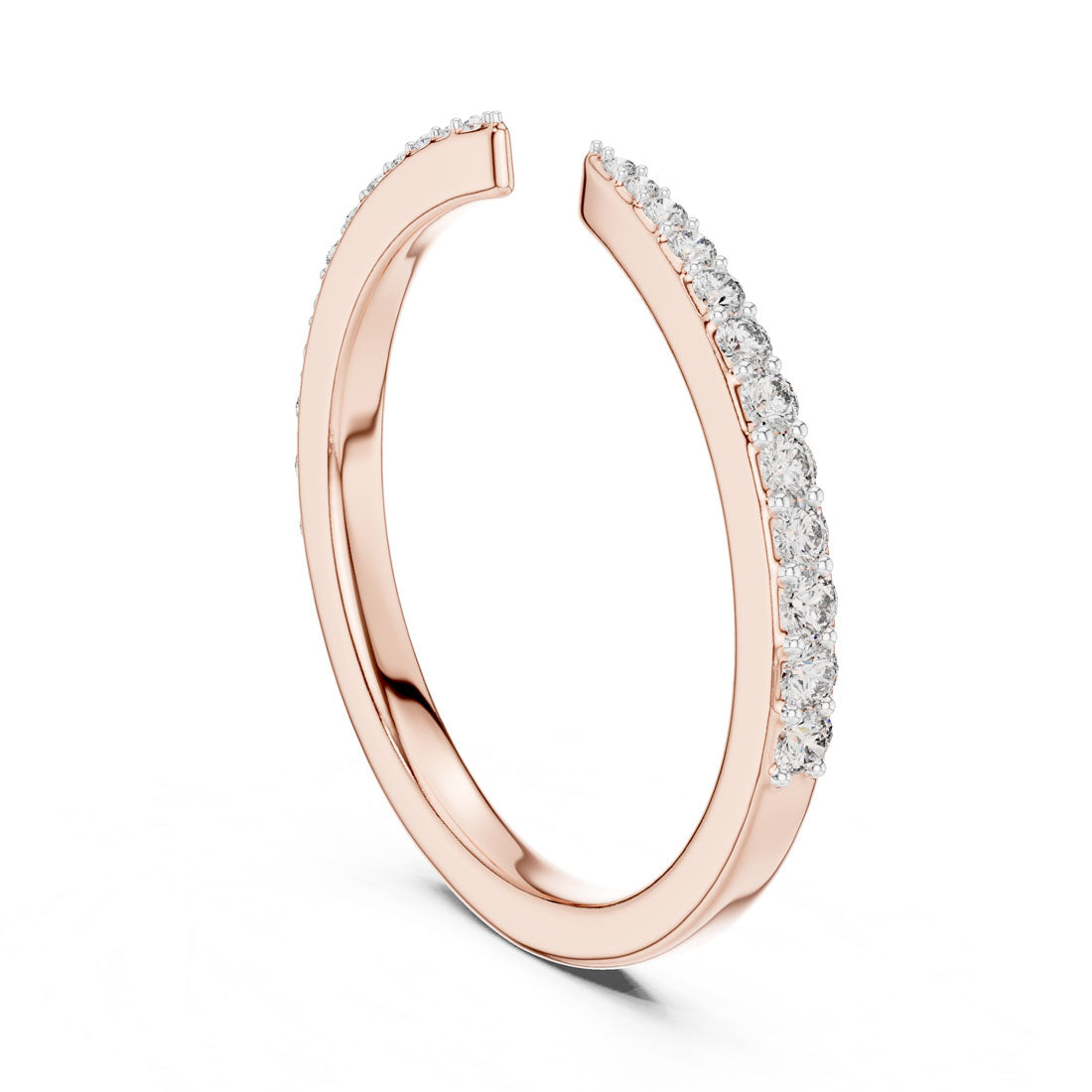 .23 Ct. Diamond Pavé Open Band Ring (12#10019@L) 8