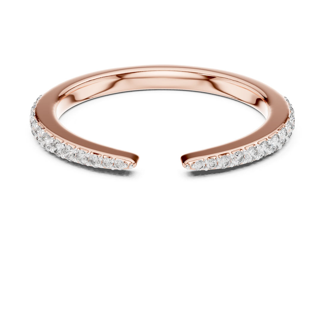 .23 Ct. Diamond Pavé Open Band Ring (12#10019@L) 7