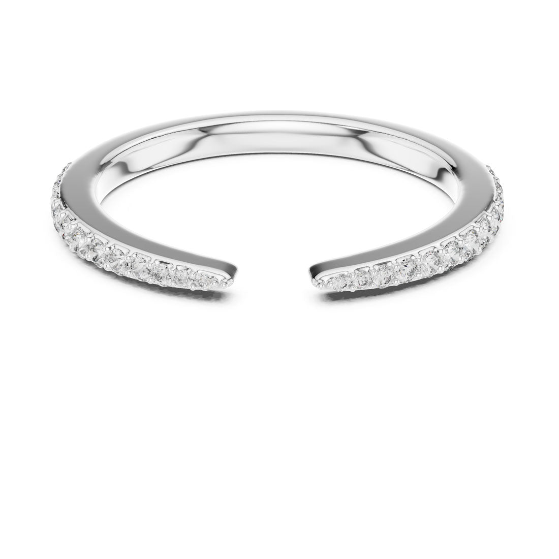 .23 Ct. Diamond Pavé Open Band Ring (12#10019@L)