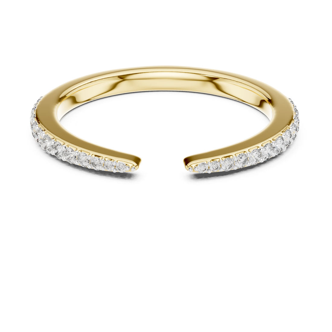 .23 Ct. Diamond Pavé Open Band Ring (12#10019@L) 5