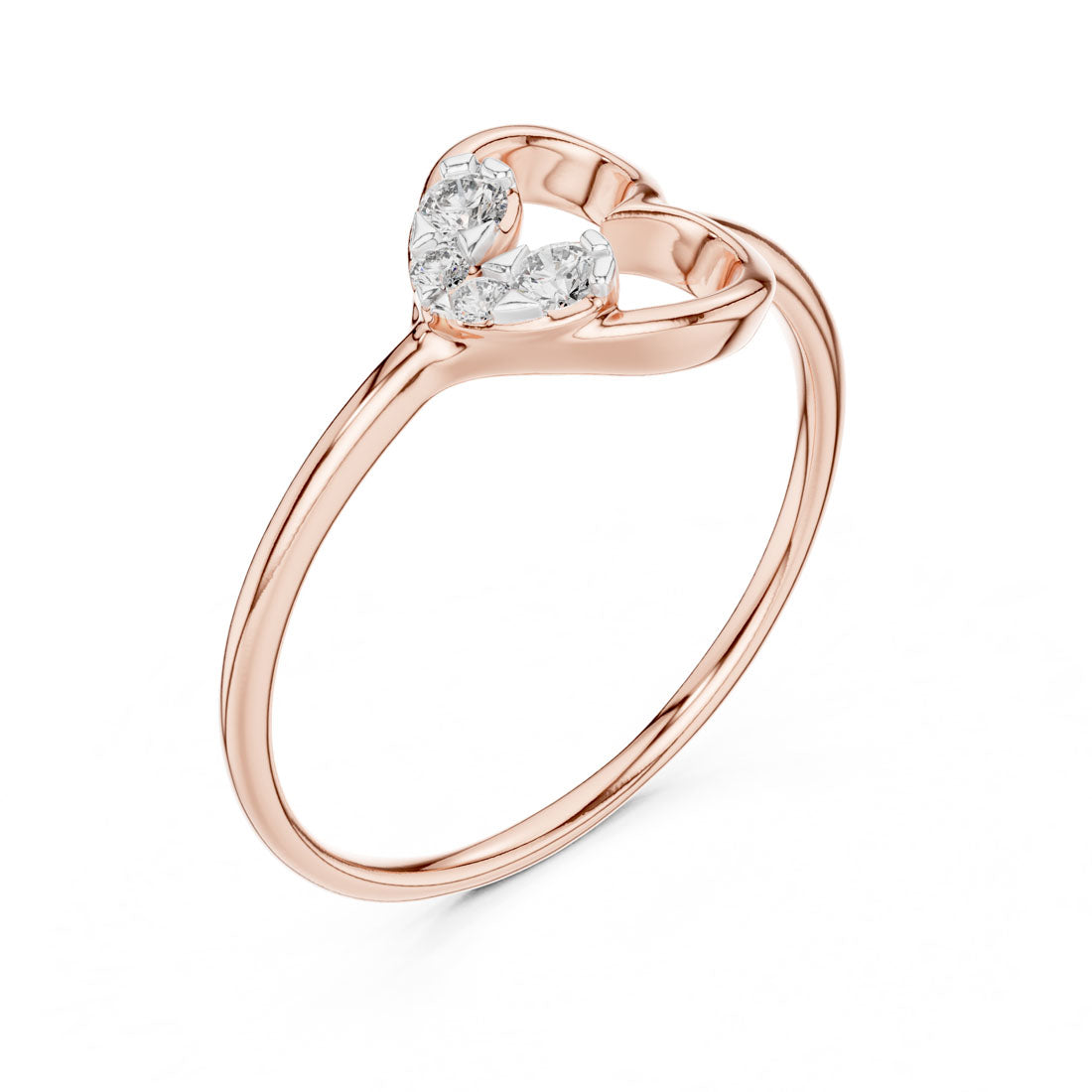 .10 Ct. Double Heart East-West Diamond Ring (12#10039@L) 8