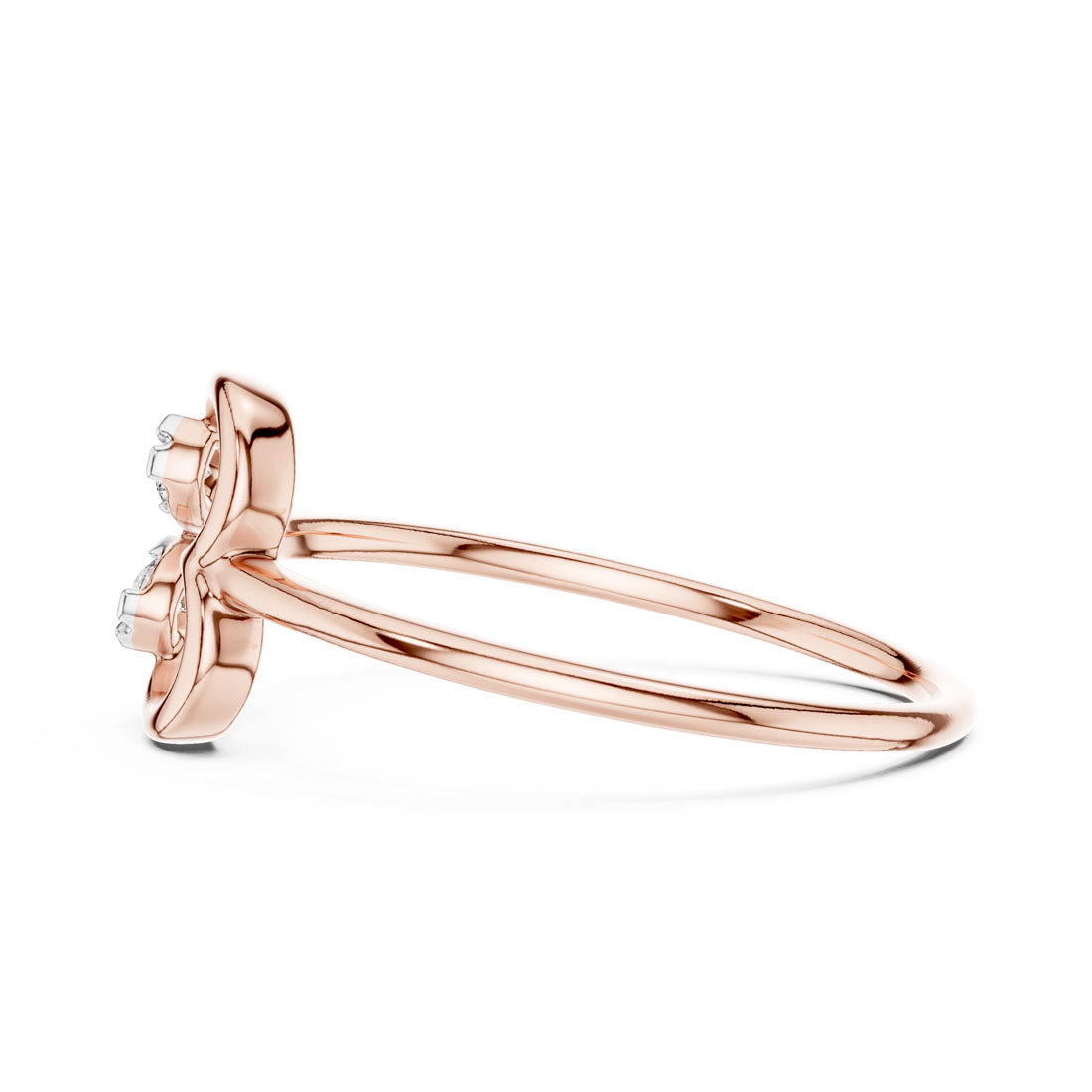 .10 Ct. Double Heart East-West Diamond Ring (12#10039@L) 11