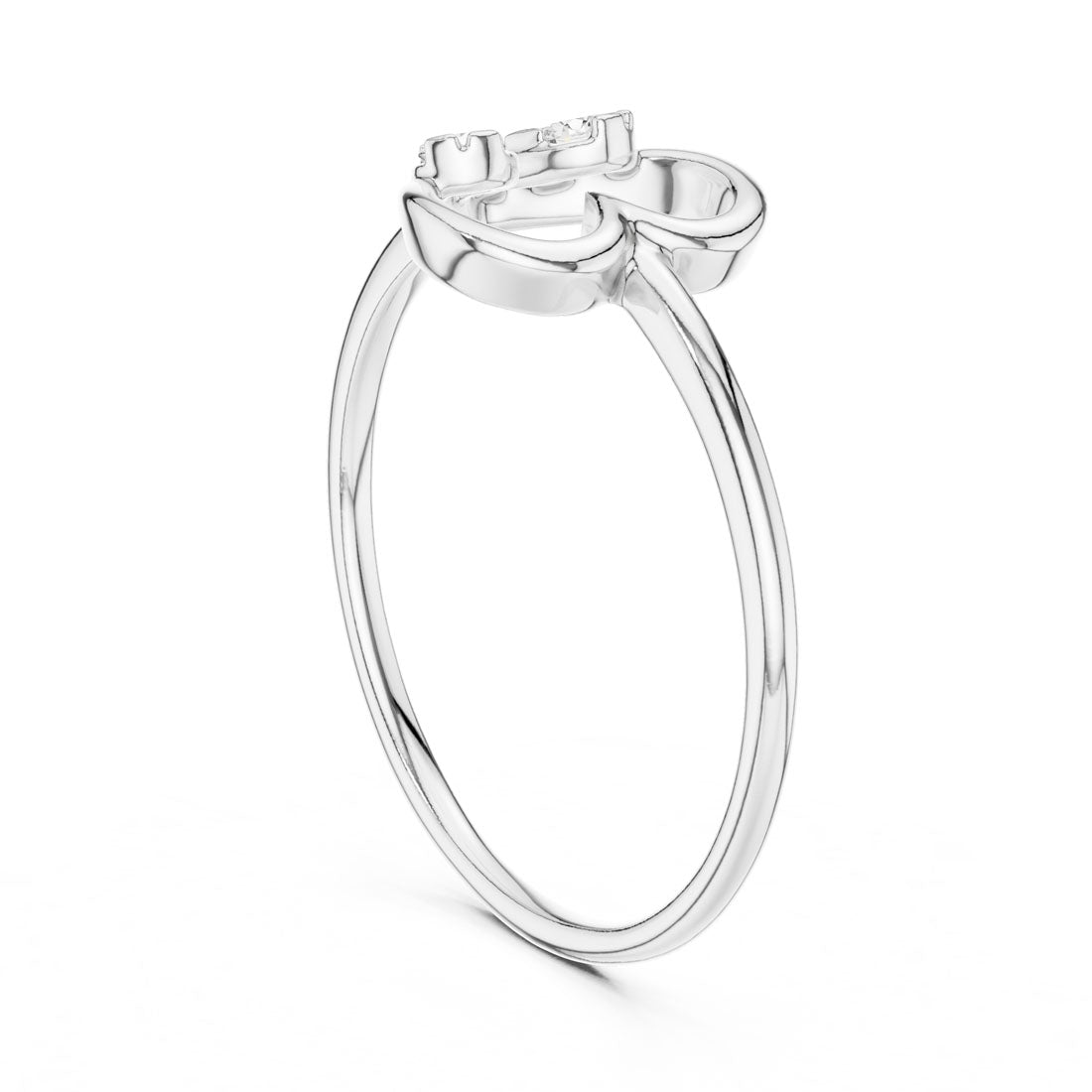 .10 Ct. Double Heart East-West Diamond Ring (12#10039@L) 9