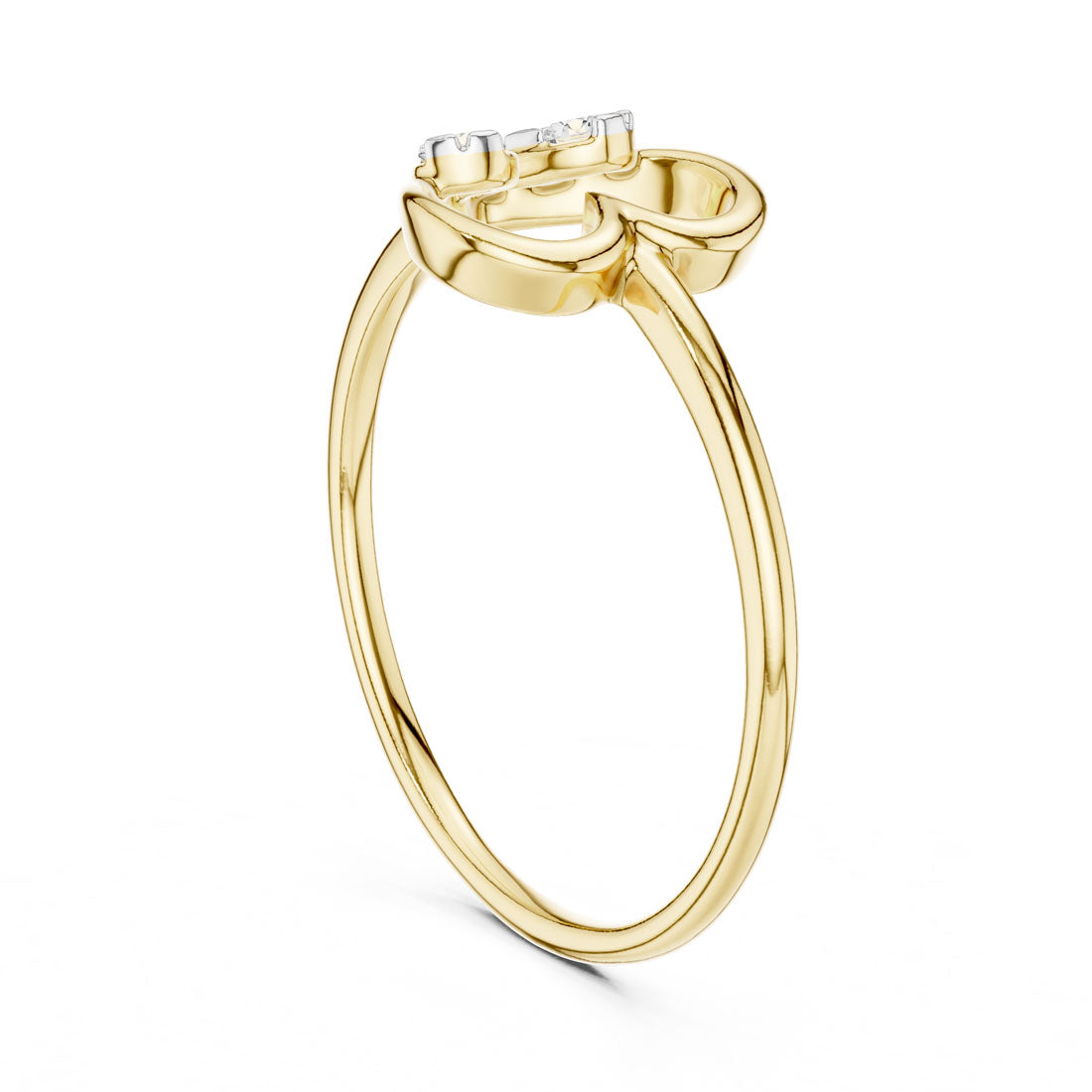 .10 Ct. Double Heart East-West Diamond Ring (12#10039@L) 3